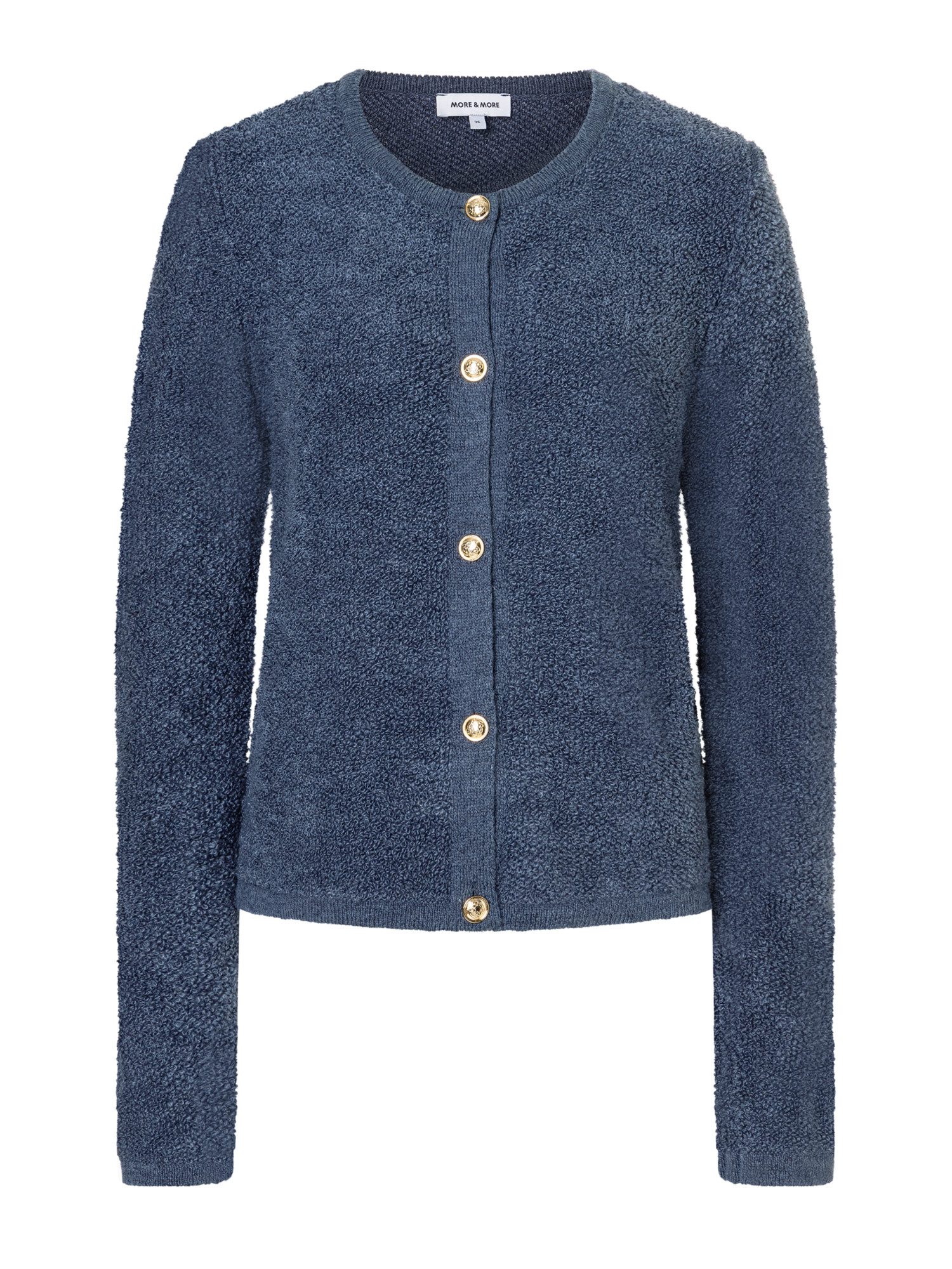 MORE&MORE Cardigan kuschelige Langarmstrickjacke günstig online kaufen