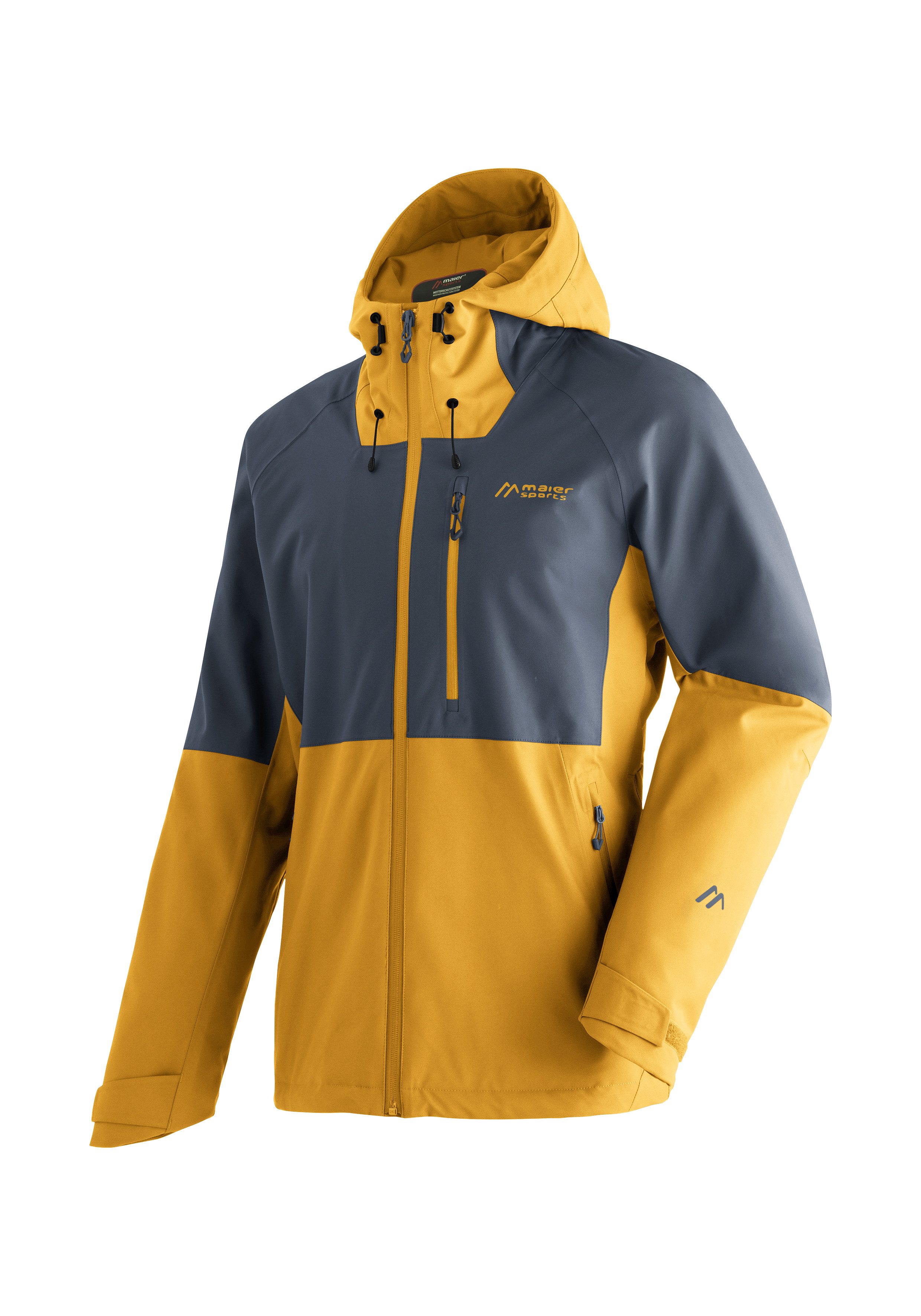 Maier Sports Funktionsjacke Metor Move M Herren Outdoorjacke, wasserdicht, RV-Taschen, Kapuze