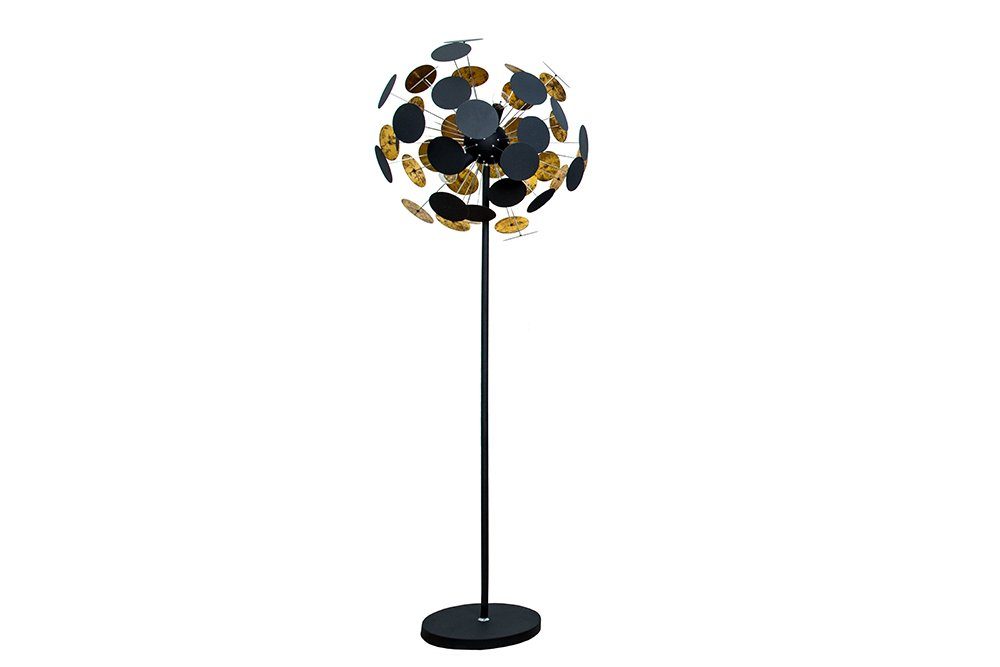 INFINITY 170cm Design Modern gold, HOME / Stehlampe ohne Leuchtmittel, schwarz riess-ambiente