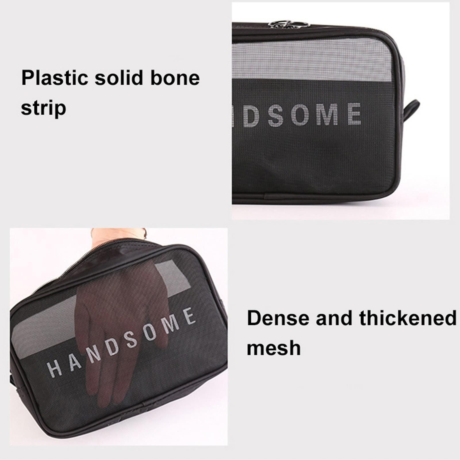 VERCO Kosmetiktasche Reise Make-Up Kulturbeutel Beautycase (3-tlg), Kosmetik Beutel Tasche Schminktasche Set