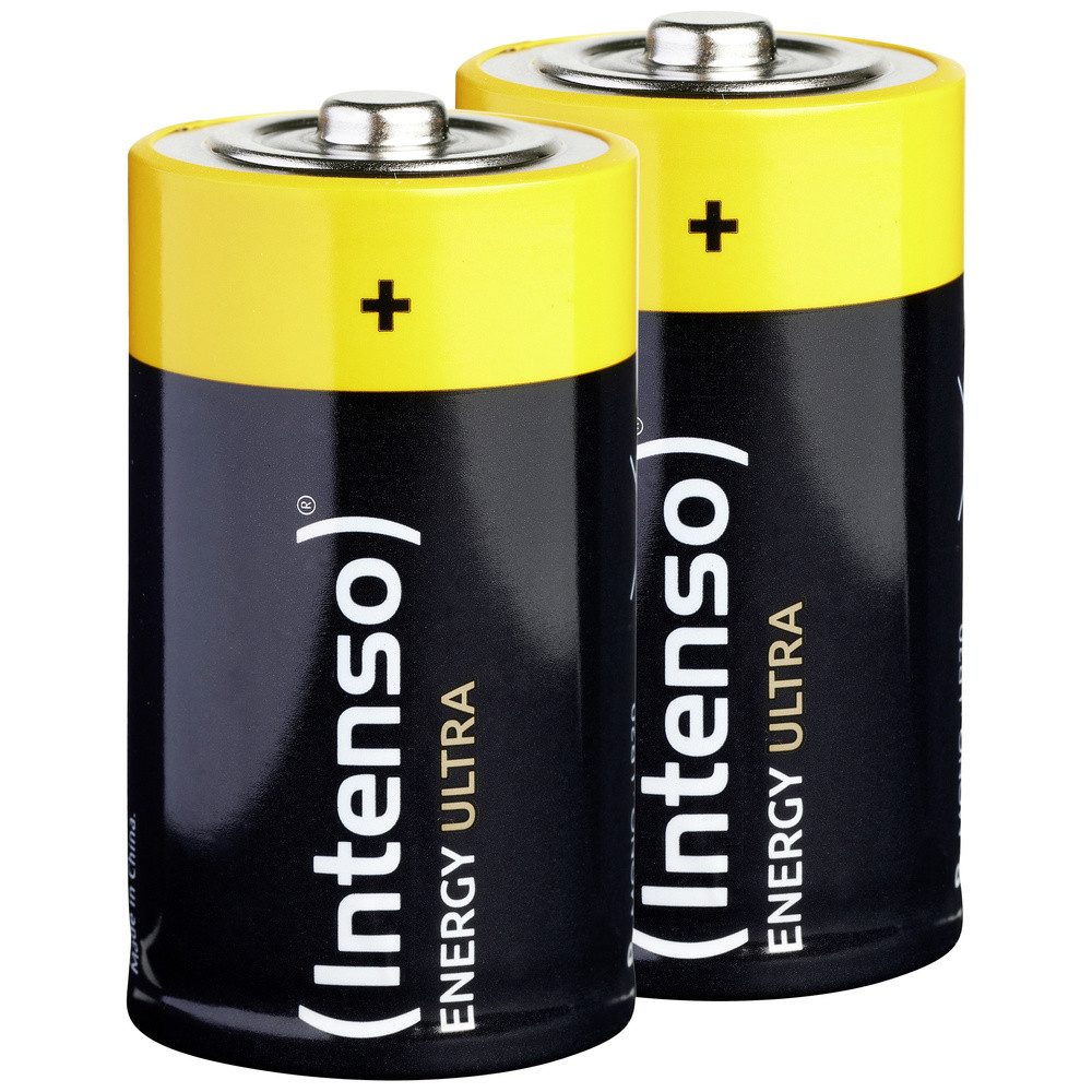 Intenso Intenso 7501442 Mono (D)-Batterie Alkali-Mangan 12000 mAh 1.5 V 2 St. Batterie, (1.50 V)