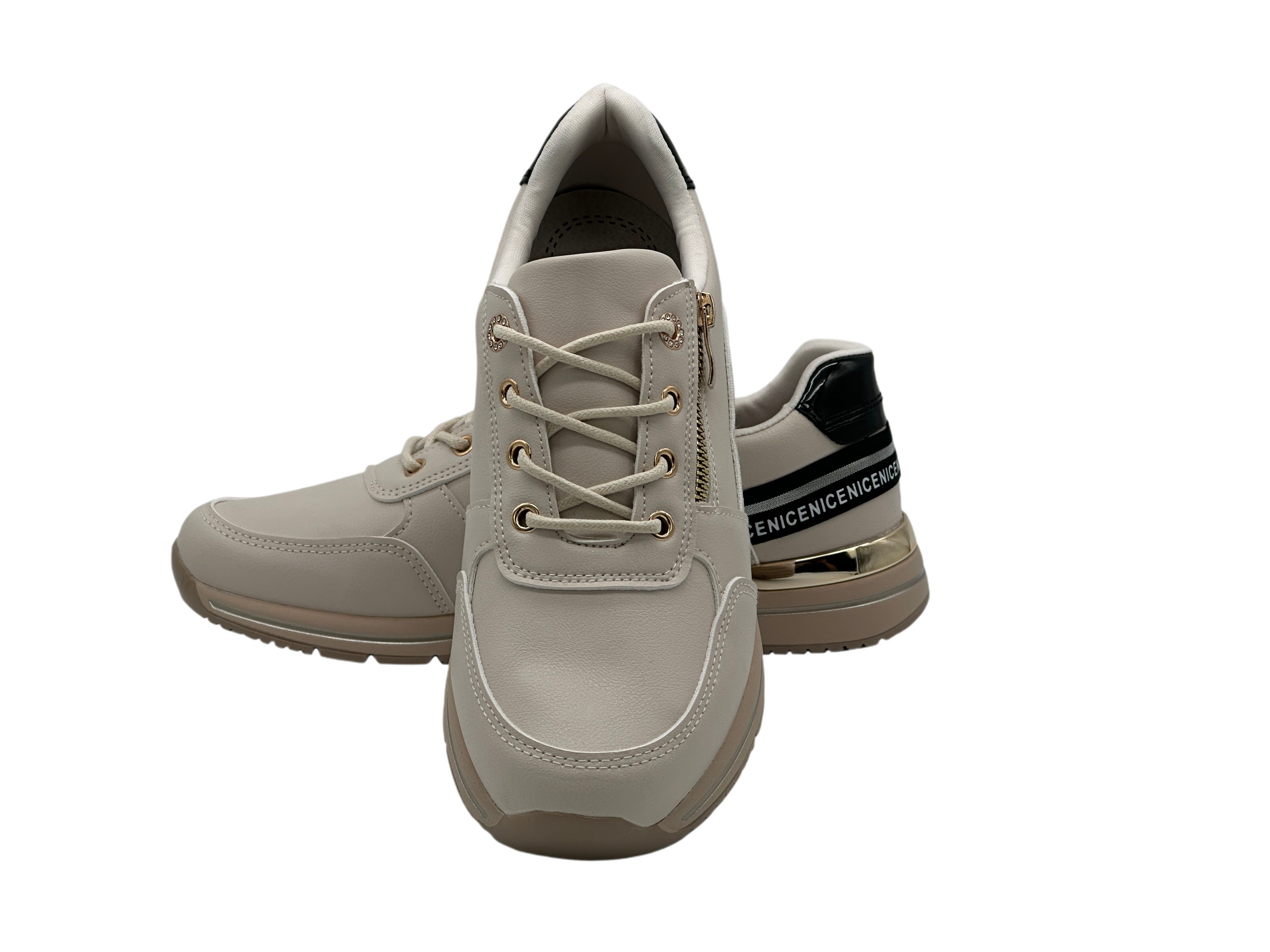 Nowaland Damen Freizeitschuhe Leichter Plateau-Schuh Sneaker Leicht, Pflegeleicht, Komfortabel – Bild 2 von 5