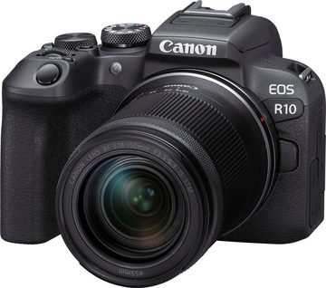 Canon EOS R10 + RF-S 18-150mm F3.5-6.3 IS STM Systemkamera (RF-S 18-150mm F3.5-6.3 IS STM, 24,2 MP, Bluetooth, WLAN)