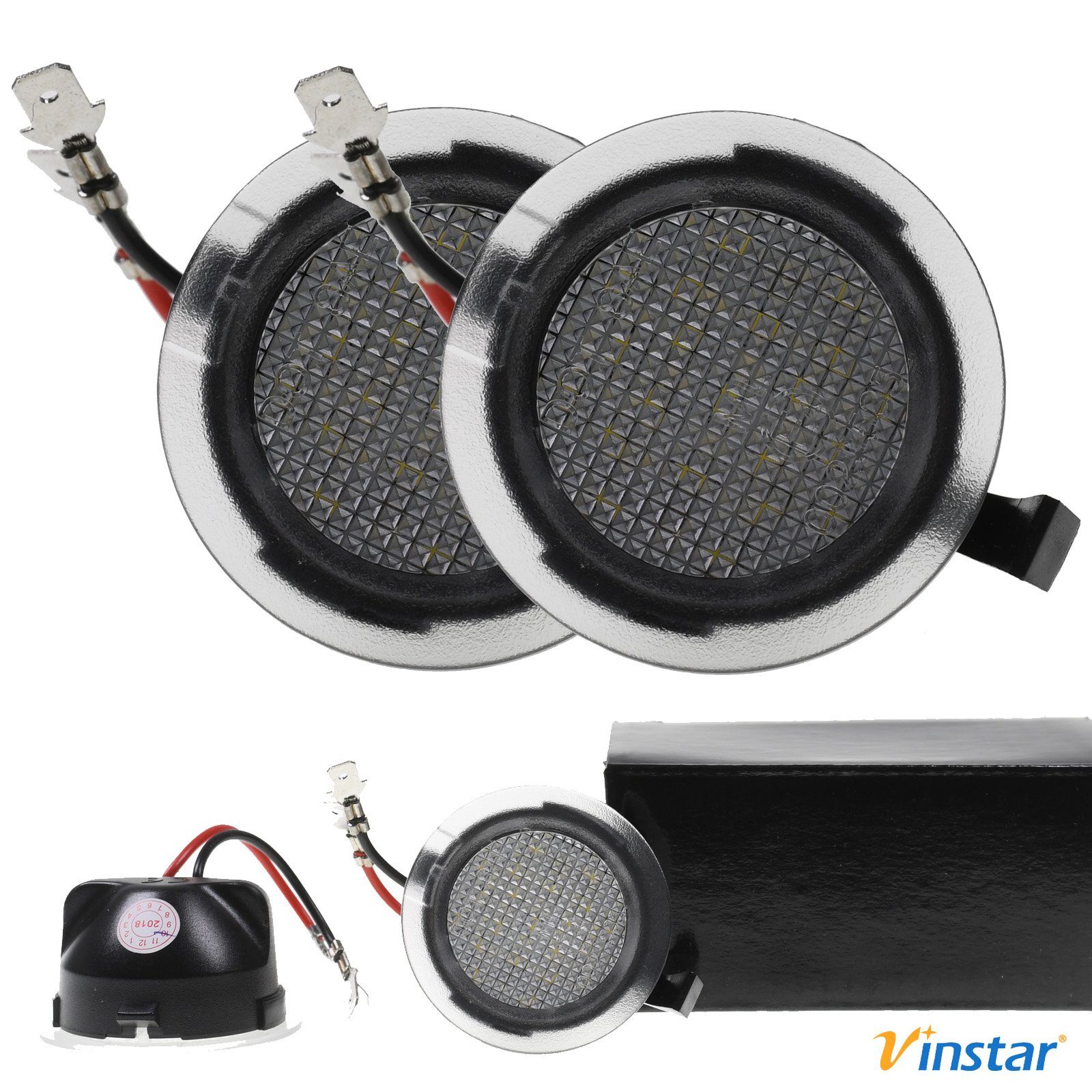 Vinstar KFZ-Ersatzleuchte LED Spiegel Umfeldbeleuchtung E-geprüft
