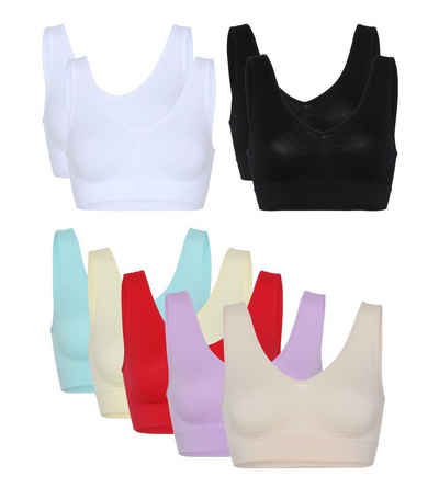 Figur Body Set: Bustier Formbustier elastisch (Set, unterschiedl. Farben) bügellos mit breiten Trägern mit Stützsystem