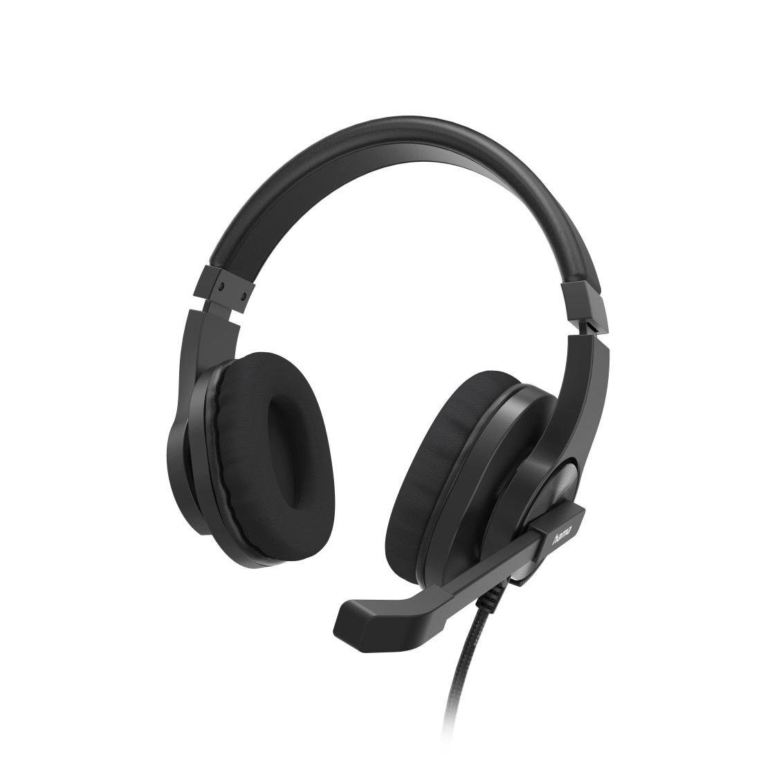 Hama PC-Office-Headset "HS-P350 V2", Stereo, Schwarz, Headset PC-Headset