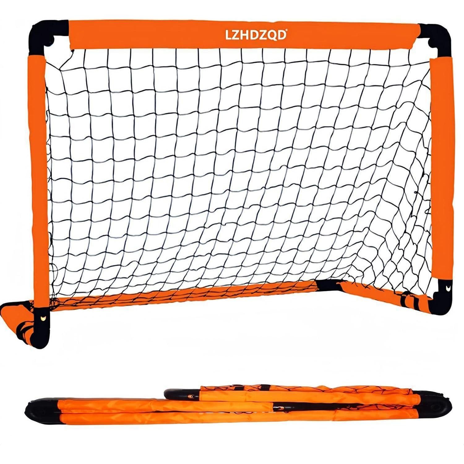 LuxusKollektion Fußballtor Fußballtor klappbar Kinder mini 60x45cm 90x60cm fussballtor orange