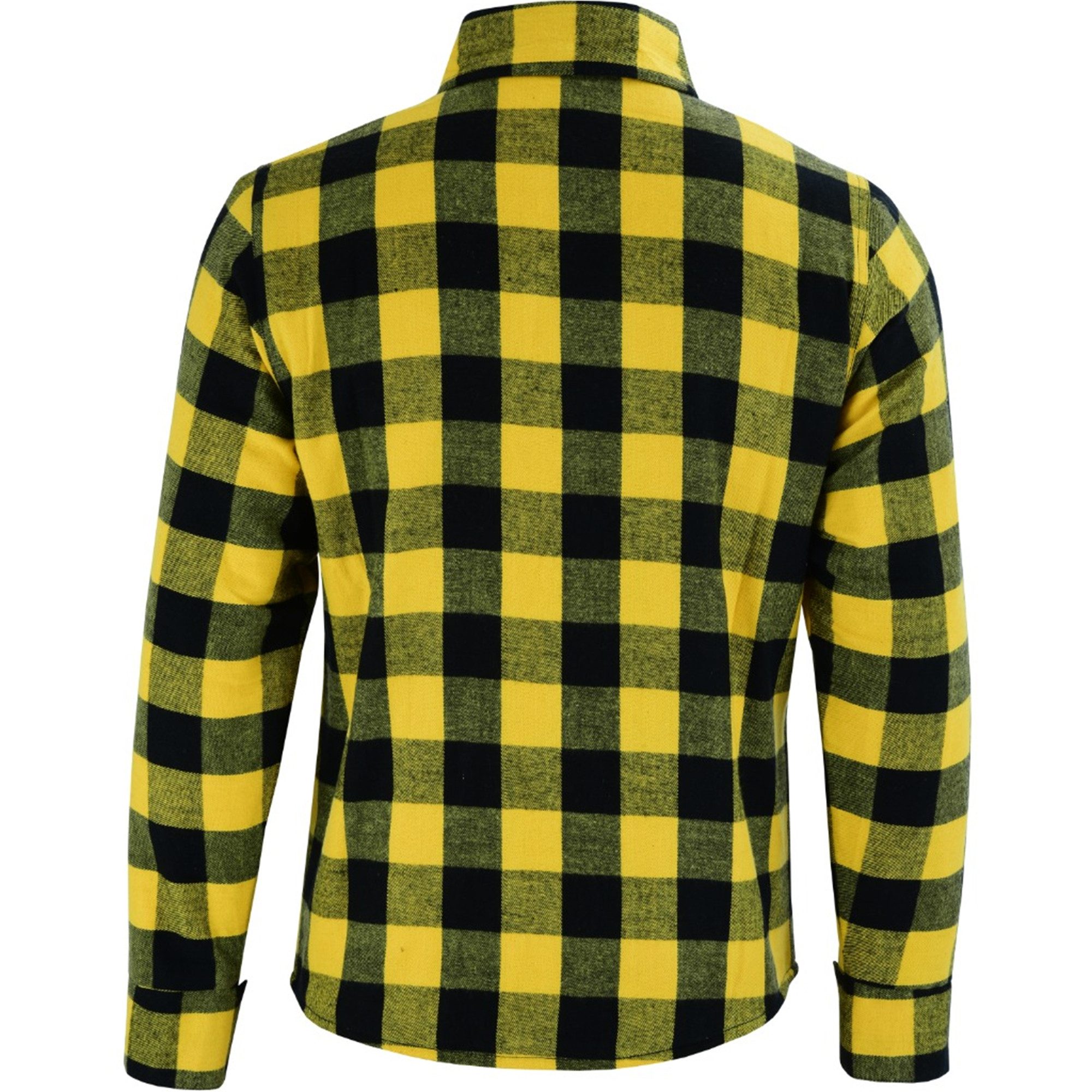 BULLDT Motorradjacke BLD1201 (mit 4 CE-Protektoren) BULLDT Herren Motorradhemd Holzfäller-Look Hemd