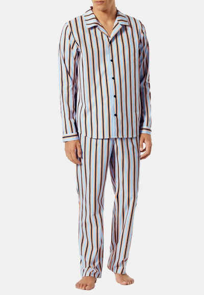UMBRO Herren Pyjama Schlafhose Schlafanzug Baumwolle komfortabel Set 68S Navy 