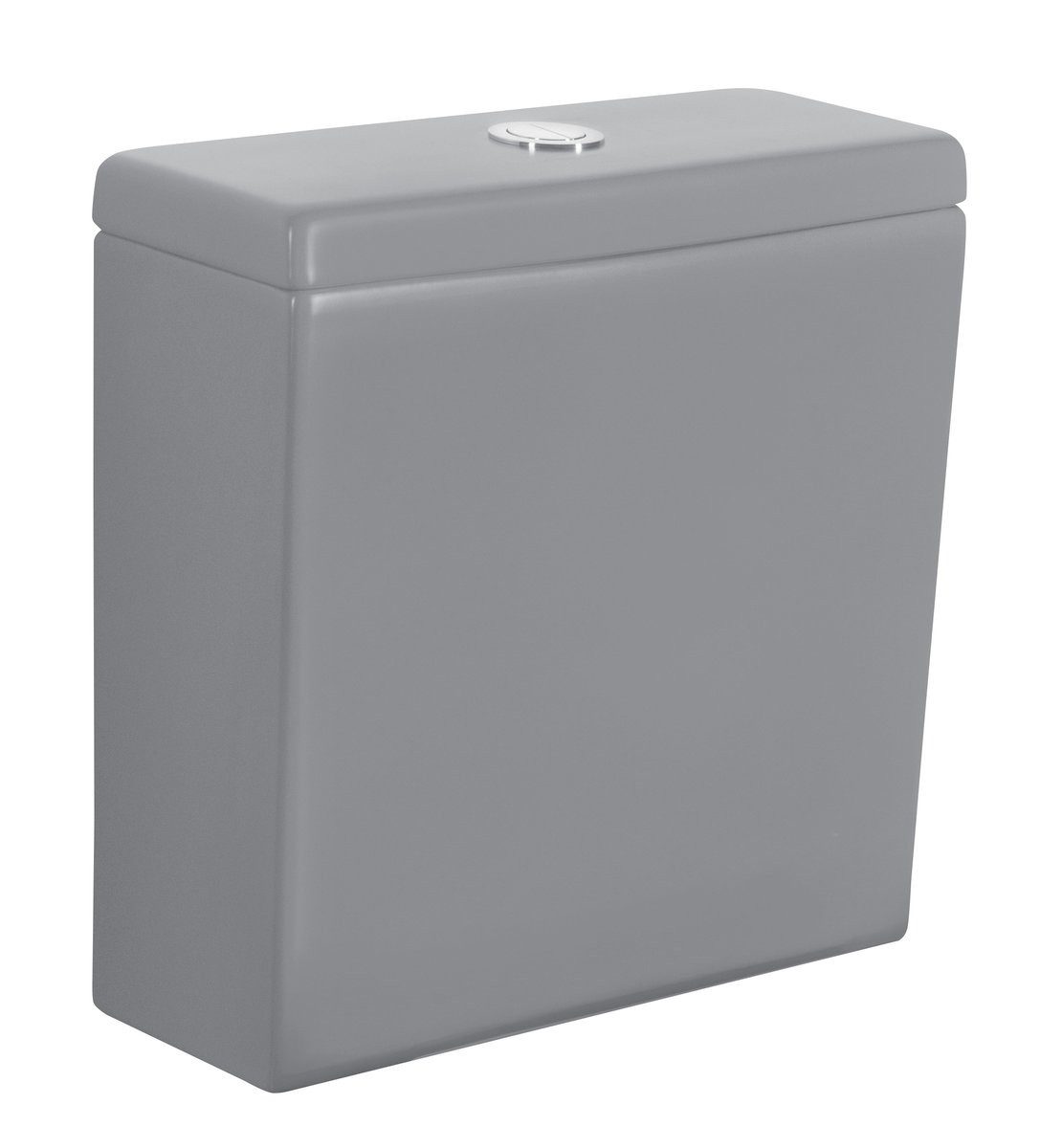 Sapho Spülkasten PACO Keramik-Spülkasten für Kombi-WC, Grau matt, Sapho-PC1012GR-112