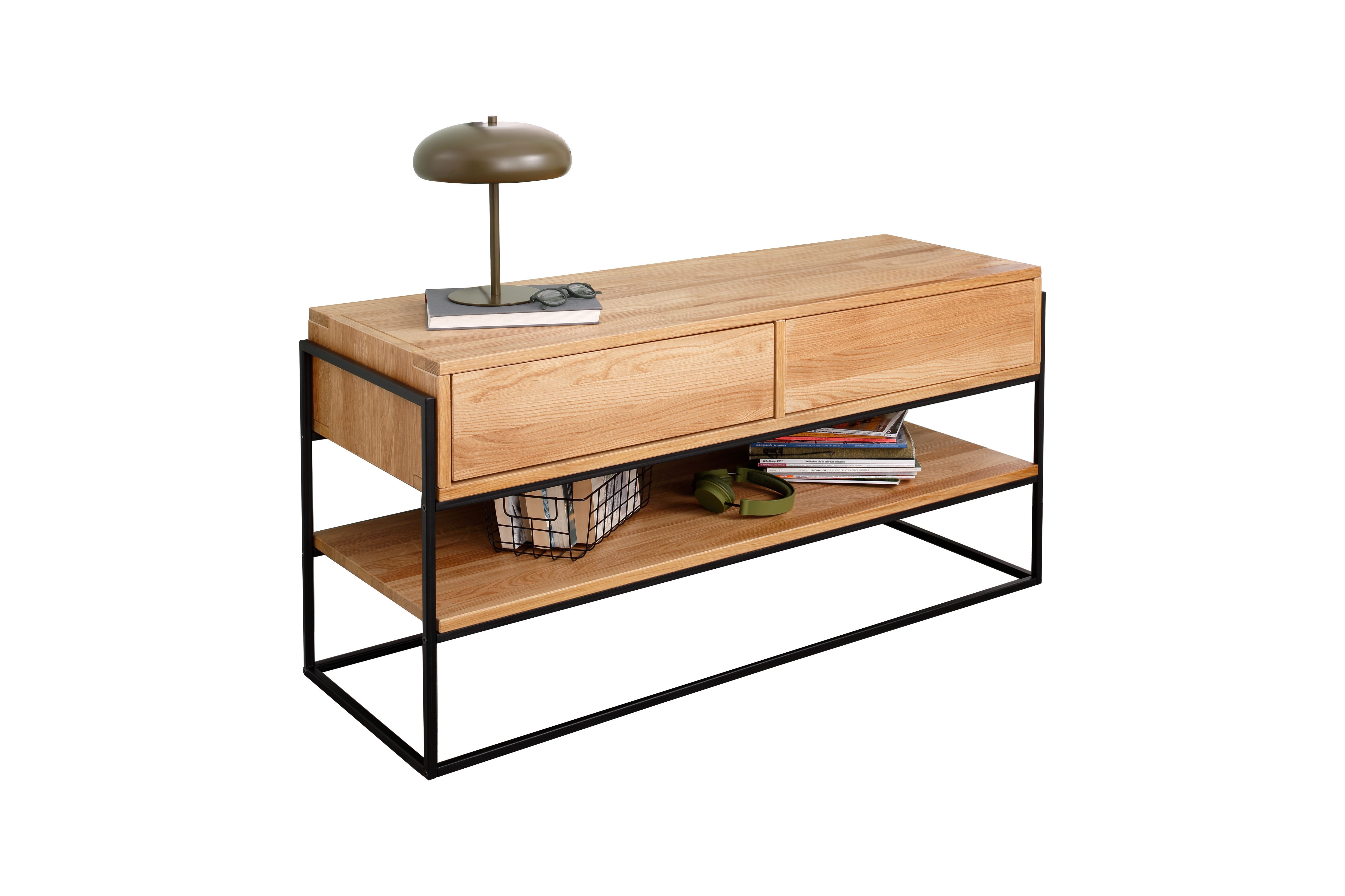 Woodroom Konsolentisch Boise (Wildeiche massiv geölt), Konsolentisch, Beist günstig online kaufen