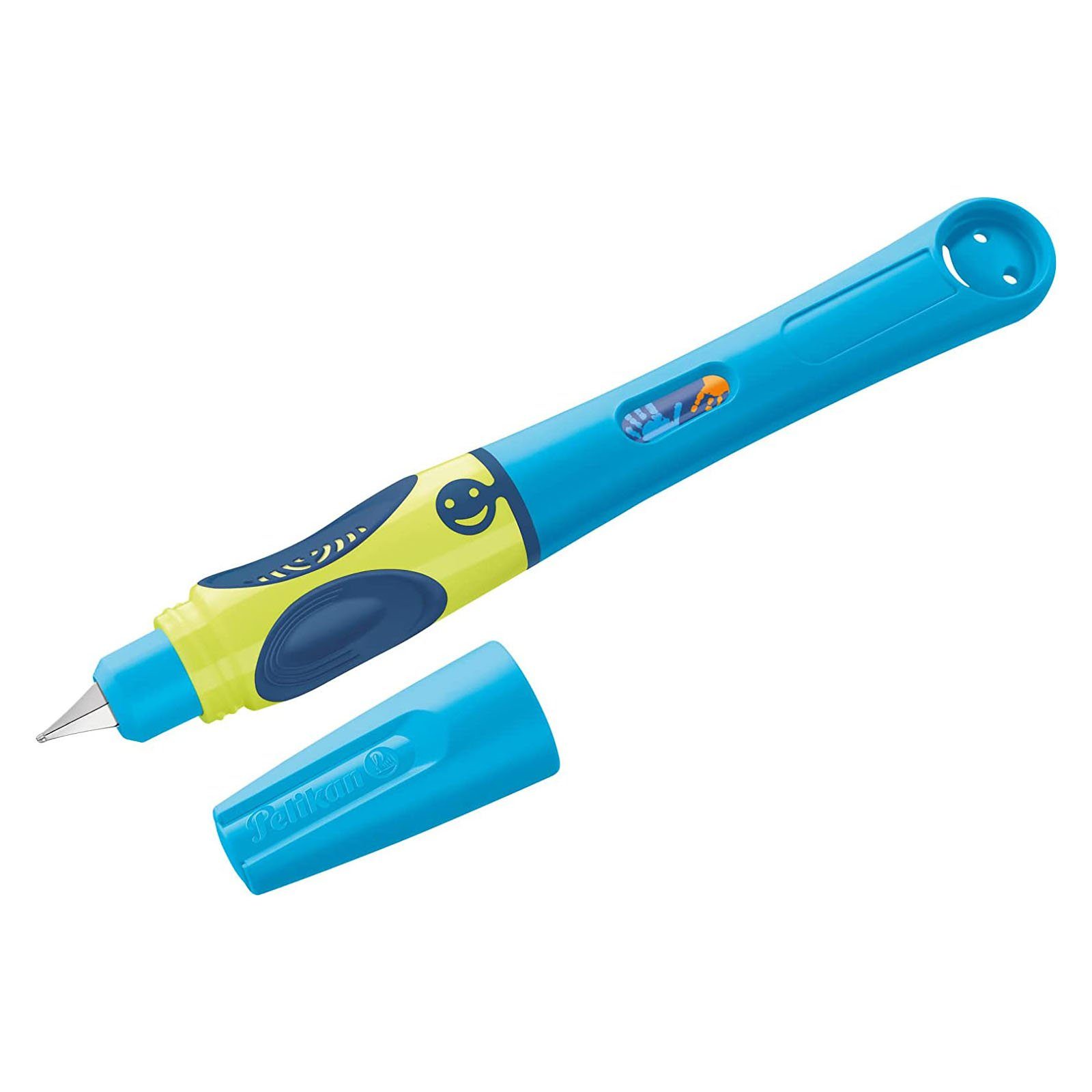 Pelikan Füllfederhalter für Füllhalter griffix Blue, Fresh Neon Rechtshänder Pelikan