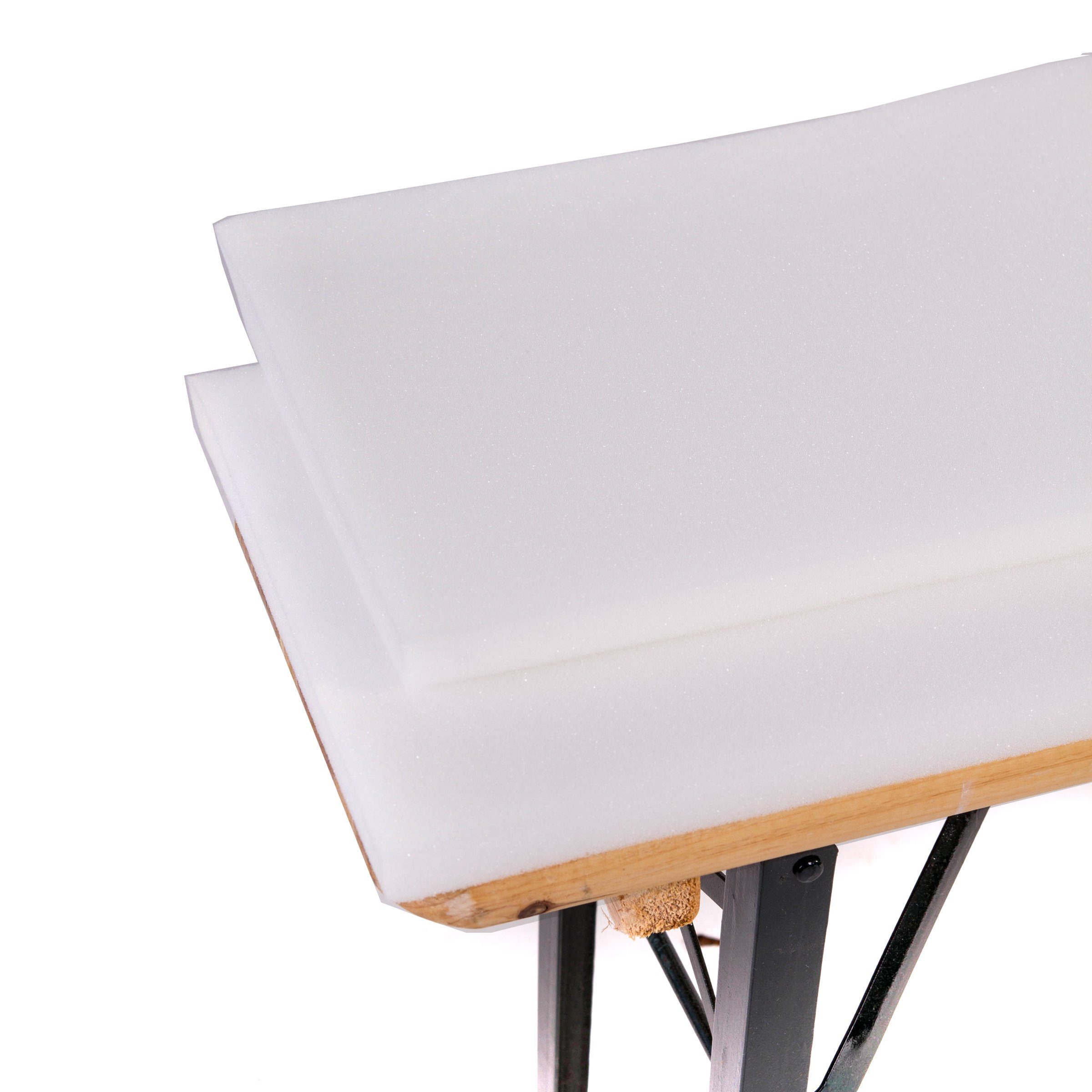 dynamic24 Bankauflage, DIY Schaumstoff Polster Zuschnitt Schaumstoffplatten  Sitzpolster Matratze Palettenauflagen Auflagen Kissen