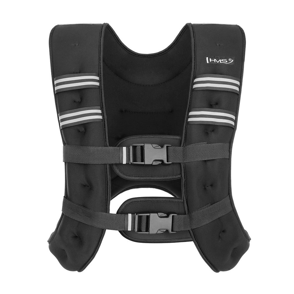 HMS Gewichtsweste Trainingsweste Fitnessweste Krafttraining, (Spar-Set, 1-tlg), 8 kg Sandfüllung, verstellbar, Reflexstreifen