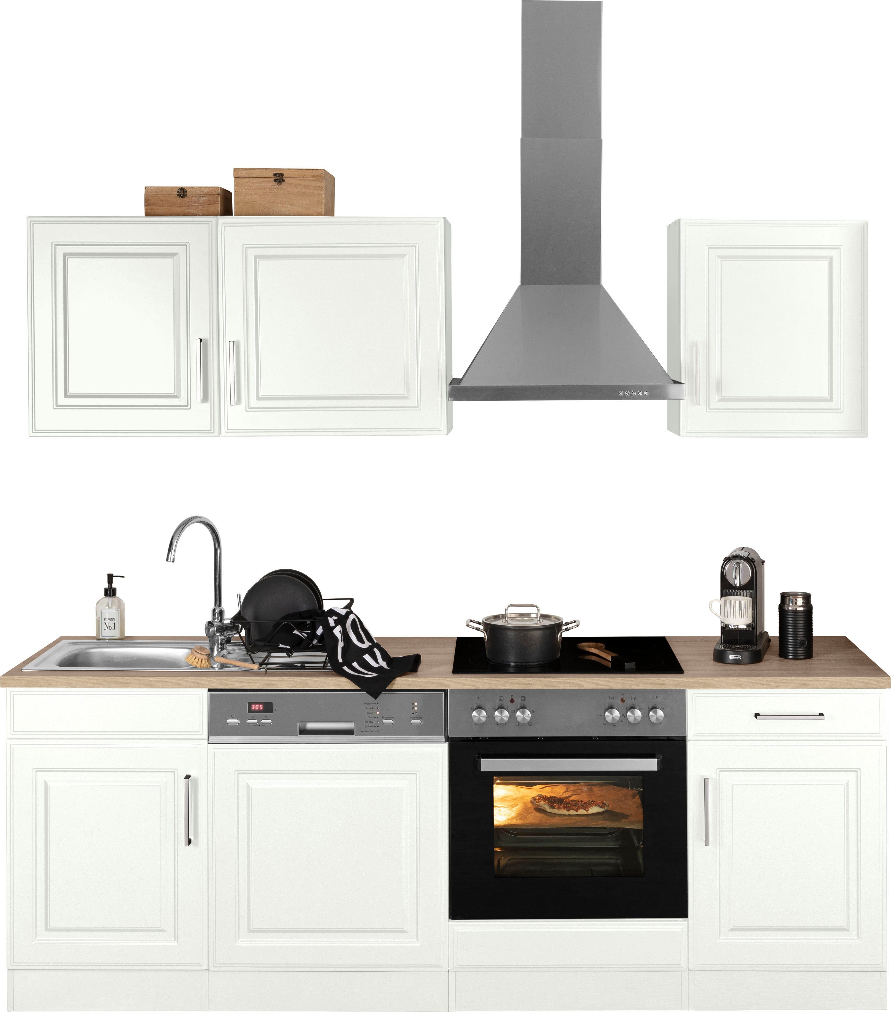KOCHSTATION Küchenzeile KS-Stockholm, Breite 220 cm, günstig online kaufen
