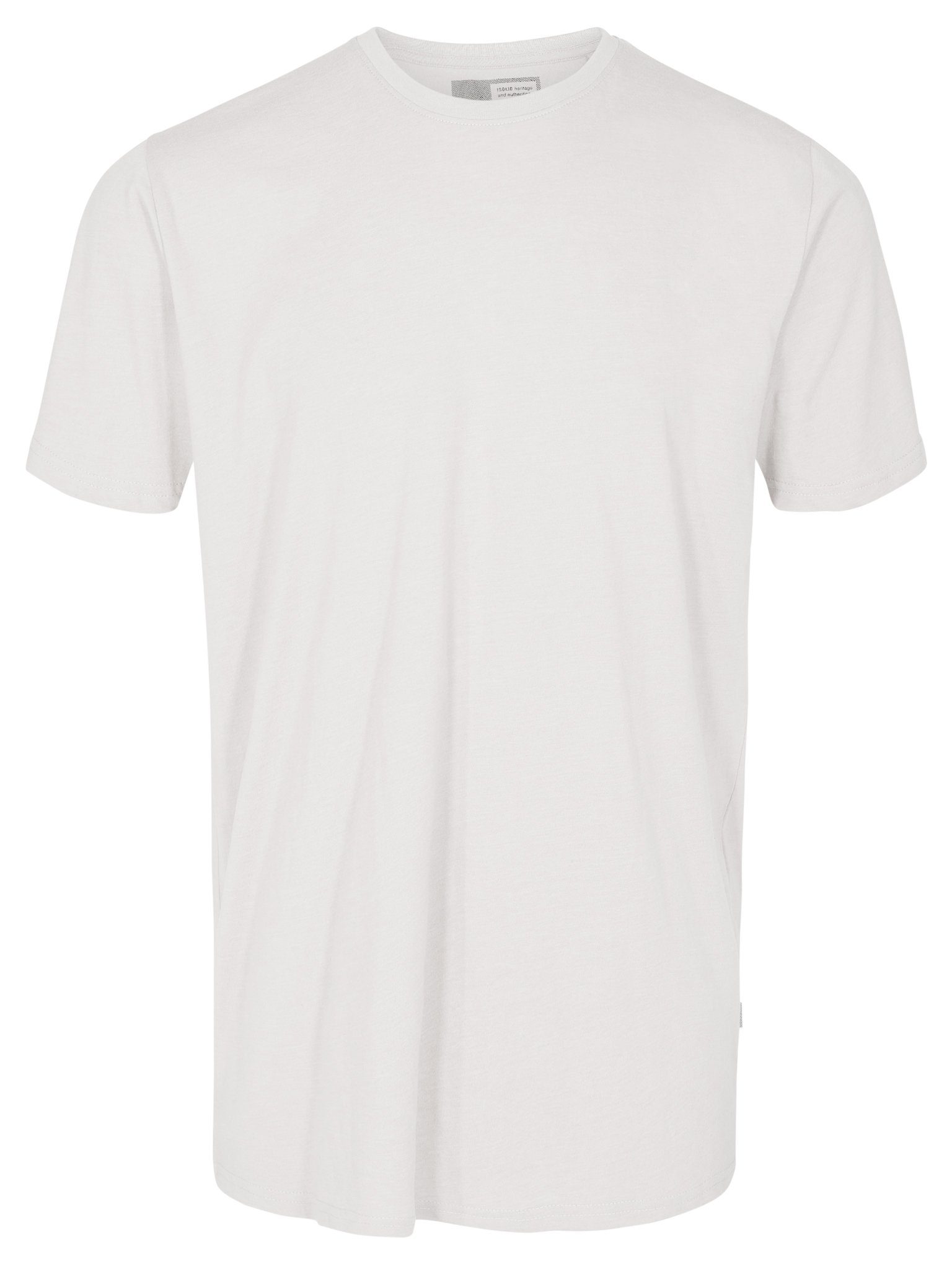 !Solid Tee 21103651 6194761, Rock - WHITE SS T-Shirt T-Shirt (790001) - Basic