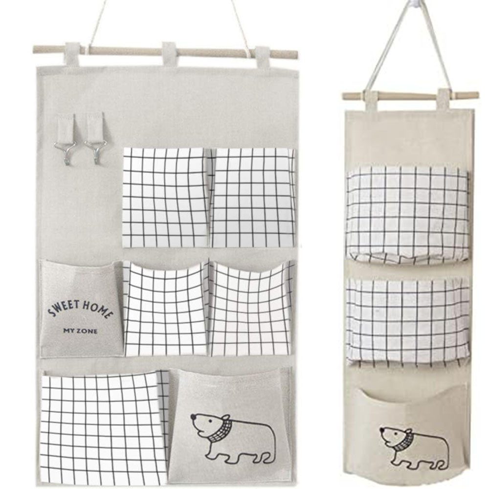 TUWENA Hängekorb 2 St. Hängeorganizer Wand Organizer Hängend Tasche