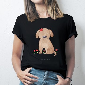 Mr. & Mrs. Panda T-Shirt Hund Hundedame - Schwarz - Geschenk, Sprüche, Hundemotiv, Lustiges T- (1-tlg)