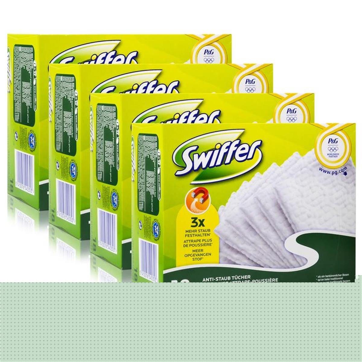 Swiffer 4x Swiffer Trocken Bodenwischtücher 18er Reinigungstücher