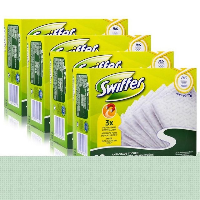 Swiffer 4x Swiffer Trocken Bodenwischtücher 18er Reinigungstücher