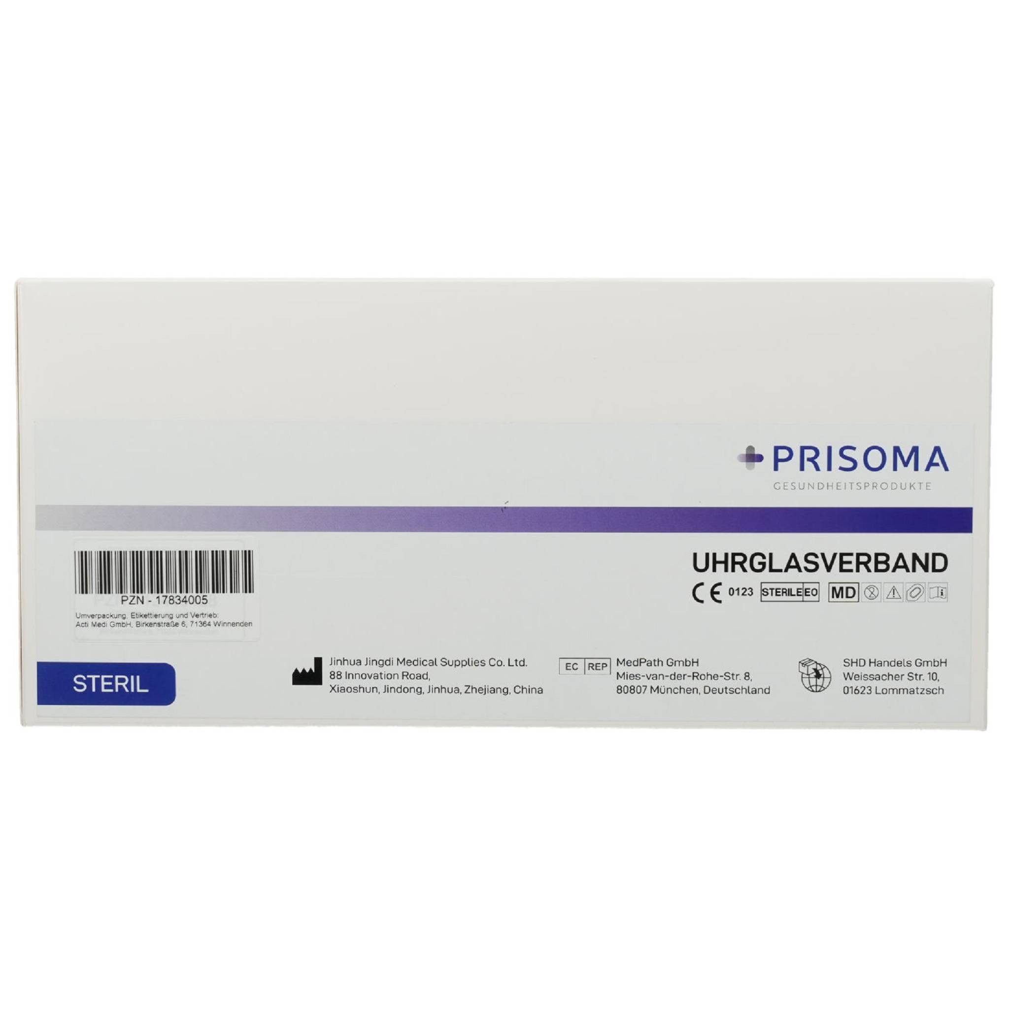 Acti Fixierpflaster UHRGLASVERBAND steril transparent