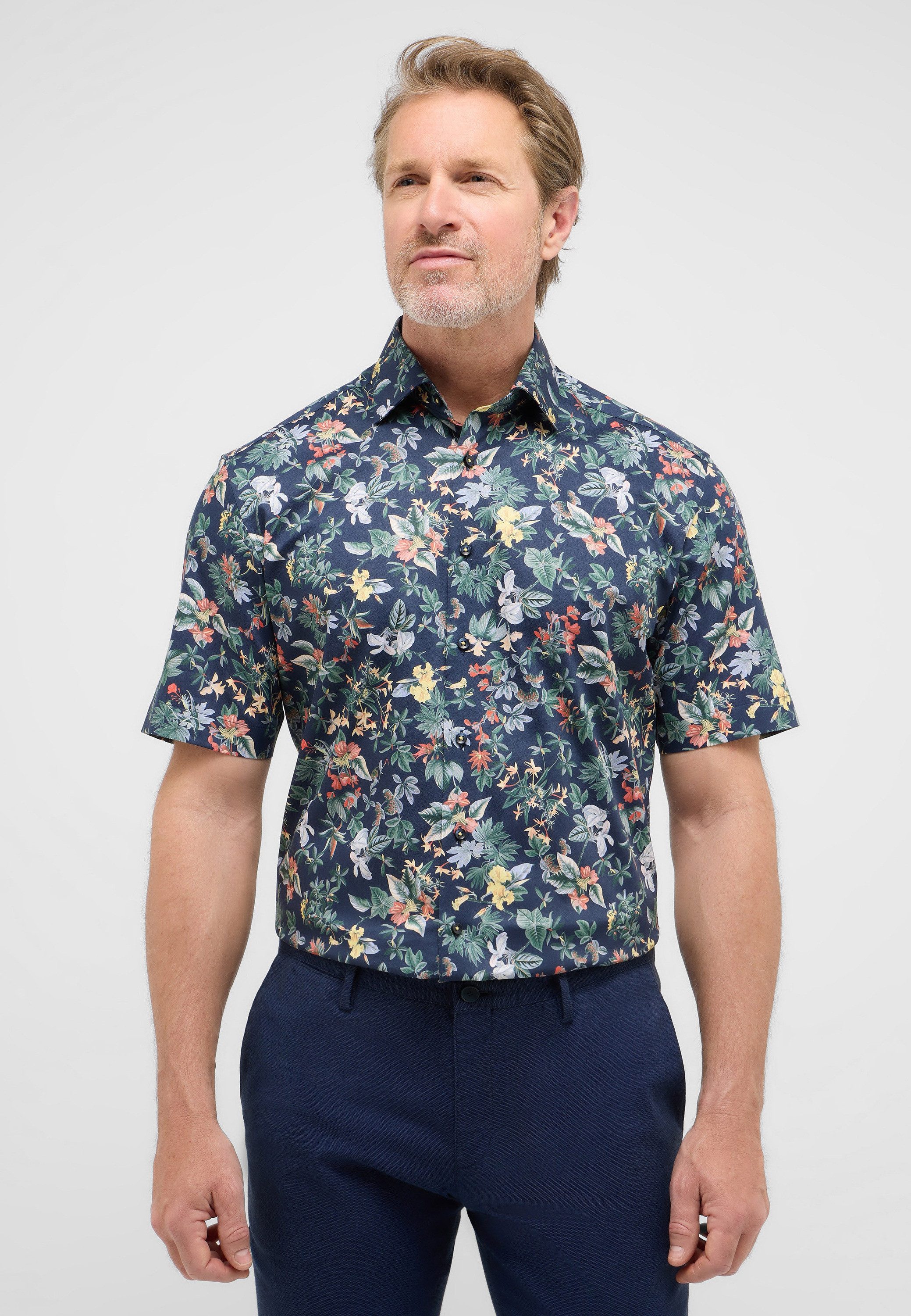 Eterna Kurzarmhemd MODERN FIT NON IRON günstig online kaufen