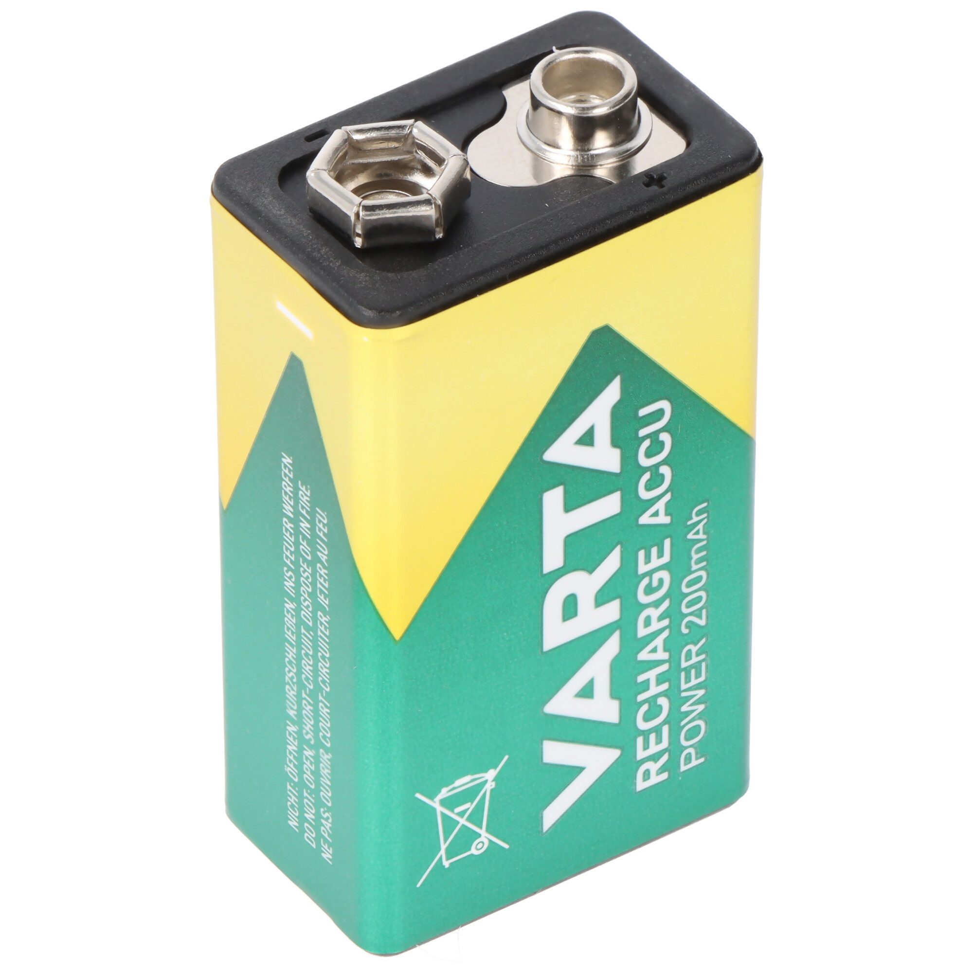 VARTA 9 Volt NiMH Akku Varta PowerReady2Use 200mAh 567122 Akku 200 mAh (9,0 V)