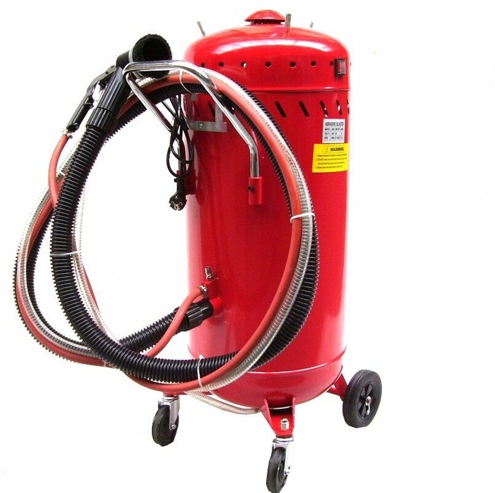 Sandstrahler Sandstrahlkabine MOBIL Strahlkessel SB28 Sandstrahlgerät SandRÜCKGEWINNUNG 07035