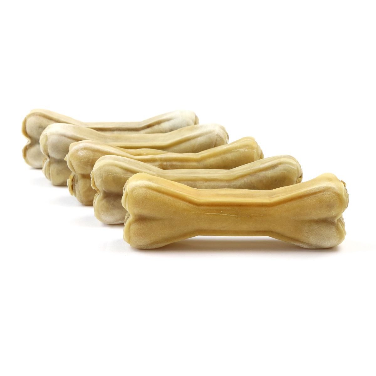 DOGBOSS DOGBOSS 100% Natur gefüllte Kauknochen, hergestellt in EU 5er Set Pansen 22 cm, Snack für: Hunde