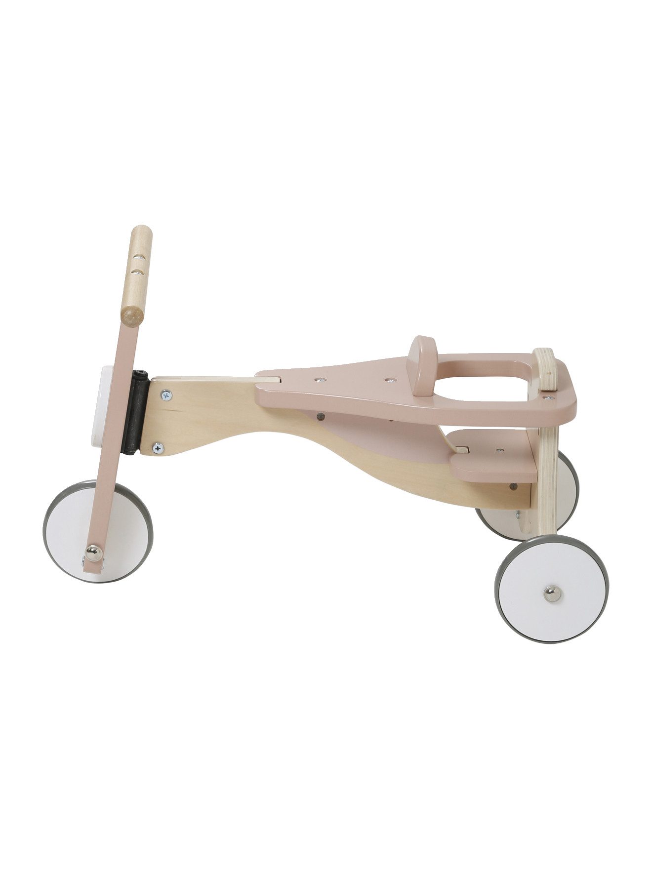 vertbaudet Lauflernwagen Kinder Dreirad mit Puppensitz, Holz FSC®