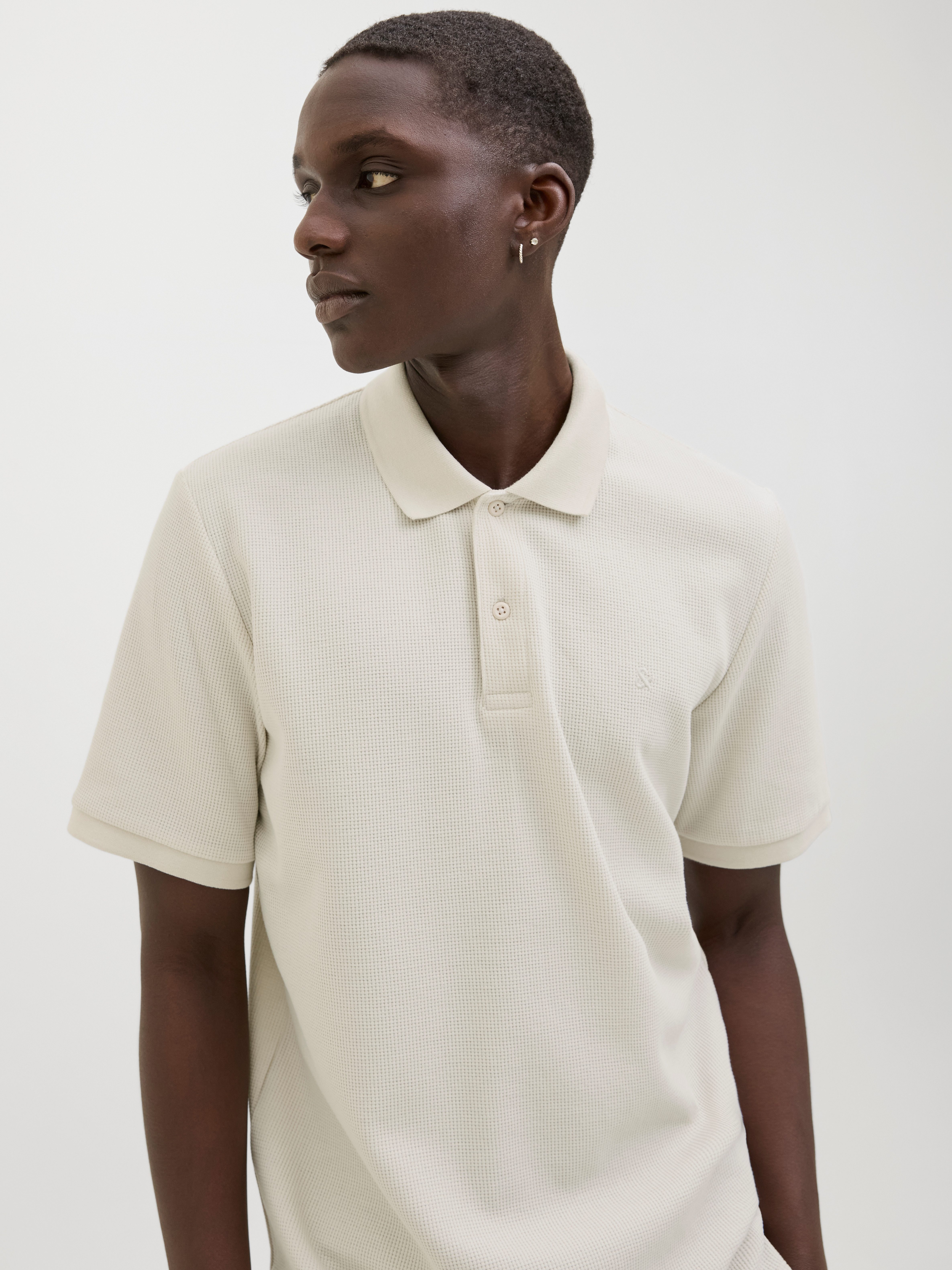 Jack & Jones Poloshirt JJEAUSTIN POLO SS NOOS Materialmix, regular fit günstig online kaufen