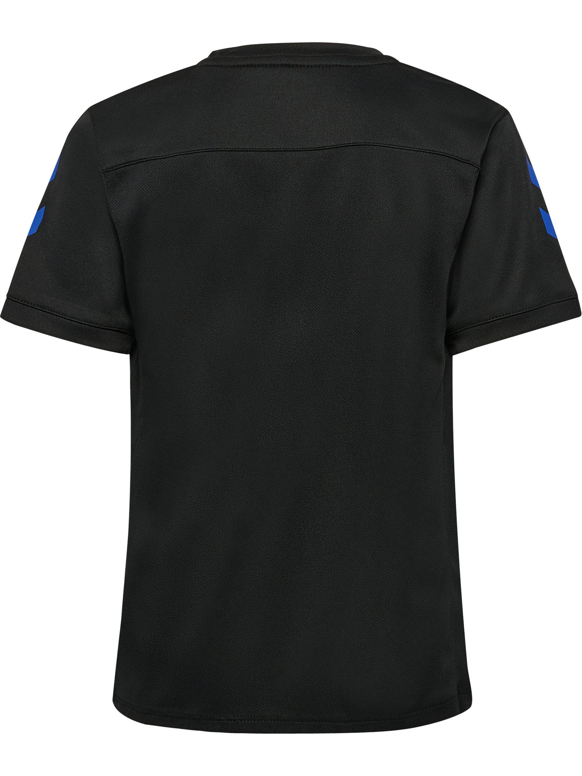 hummel T-Shirt & Shorts HMLBLAZE CLUB 26 POLY SET KIDS (2-tlg) mit Seitentaschen, mit gedrucktem Logo am Bein