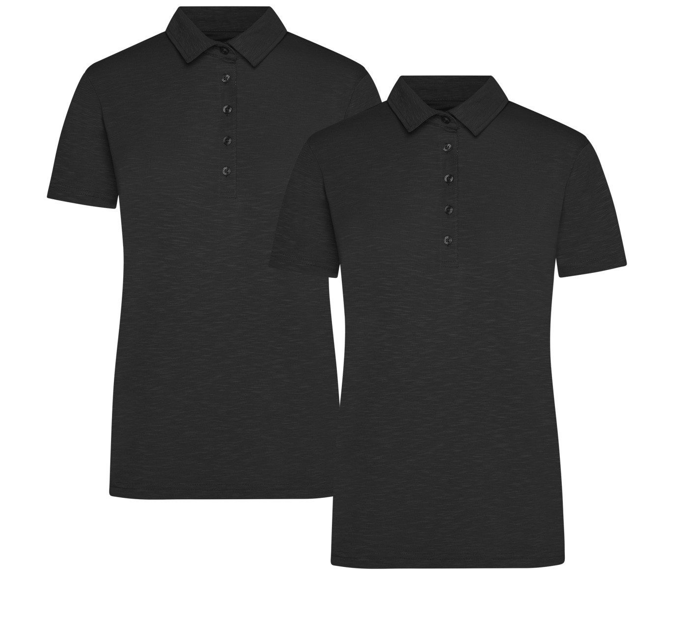 James & Nicholson Poloshirt Doppelpack Damen Funktionspolo für Freizeit und Sport Polo JN751 (Doppelpack, 2er-Pack) Atmungsaktiv und feuchtigkeitsregulierend, schnelltrocknend