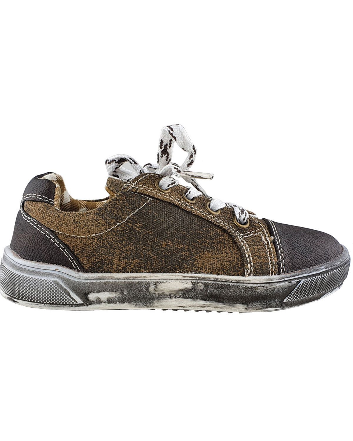 Maddox Kinder Schuhe Sneaker 'Nepomuk', Holz Antik Braun Sneaker – Bild 4 von 5