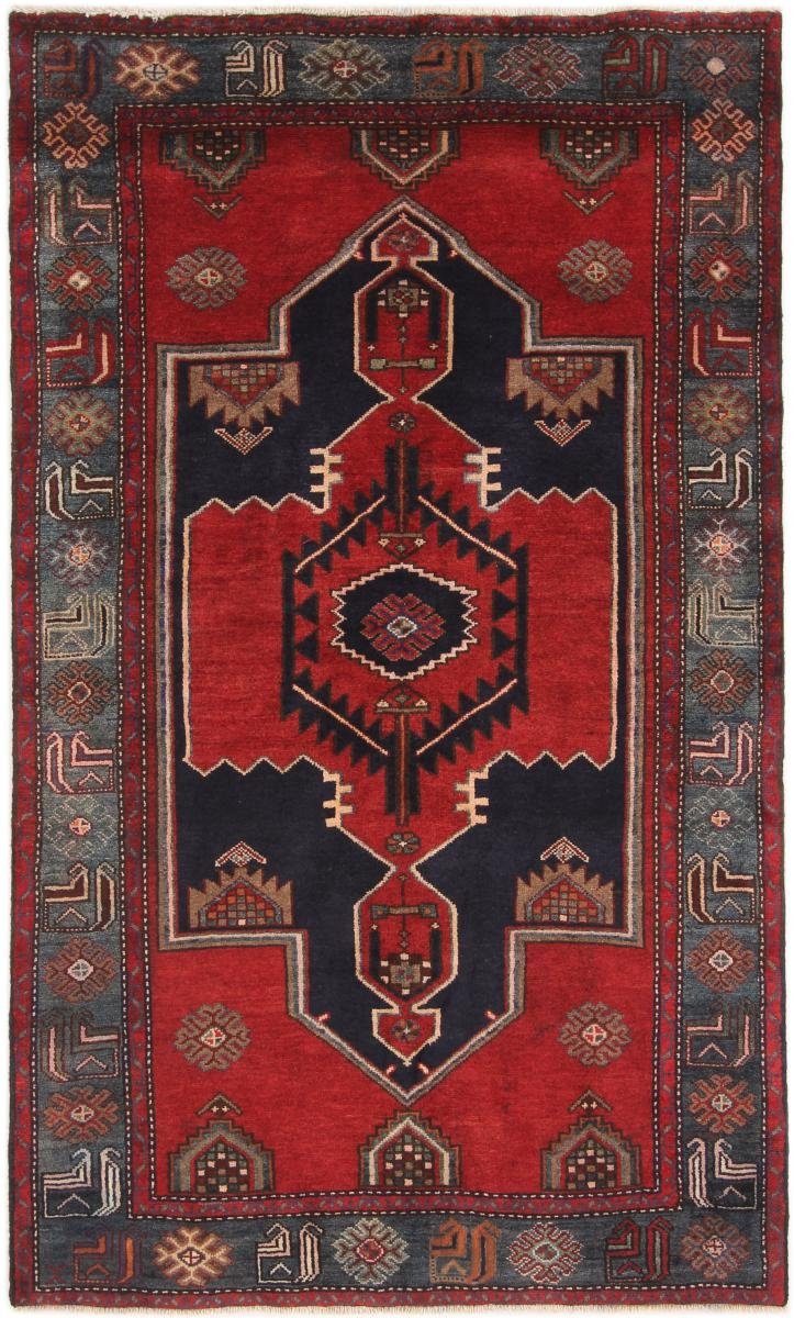 rechteckig, Trading, Perserteppich, Handgeknüpfter Höhe: Hamadan Orientteppich 8 Orientteppich Nain / 132x220 mm