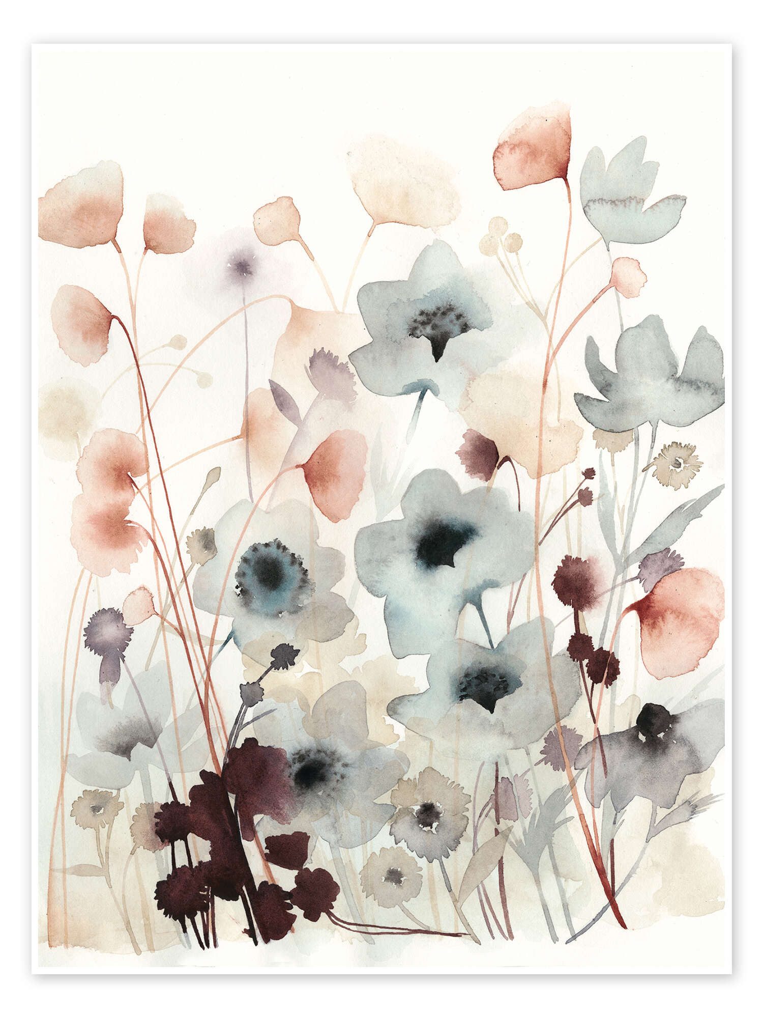 Posterlounge Wandbild Frühlingswiese, Grace Popp, erhältlich als Poster, Leinwandbild, Wandsticker oder Acrylglasbild