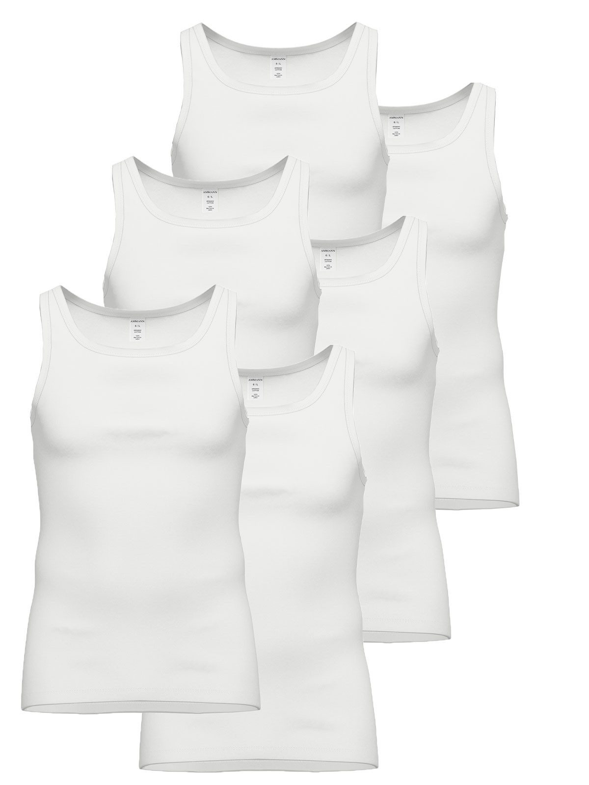 Achselhemd 6er Pack Unterhemd Day Classic / Doppelpack