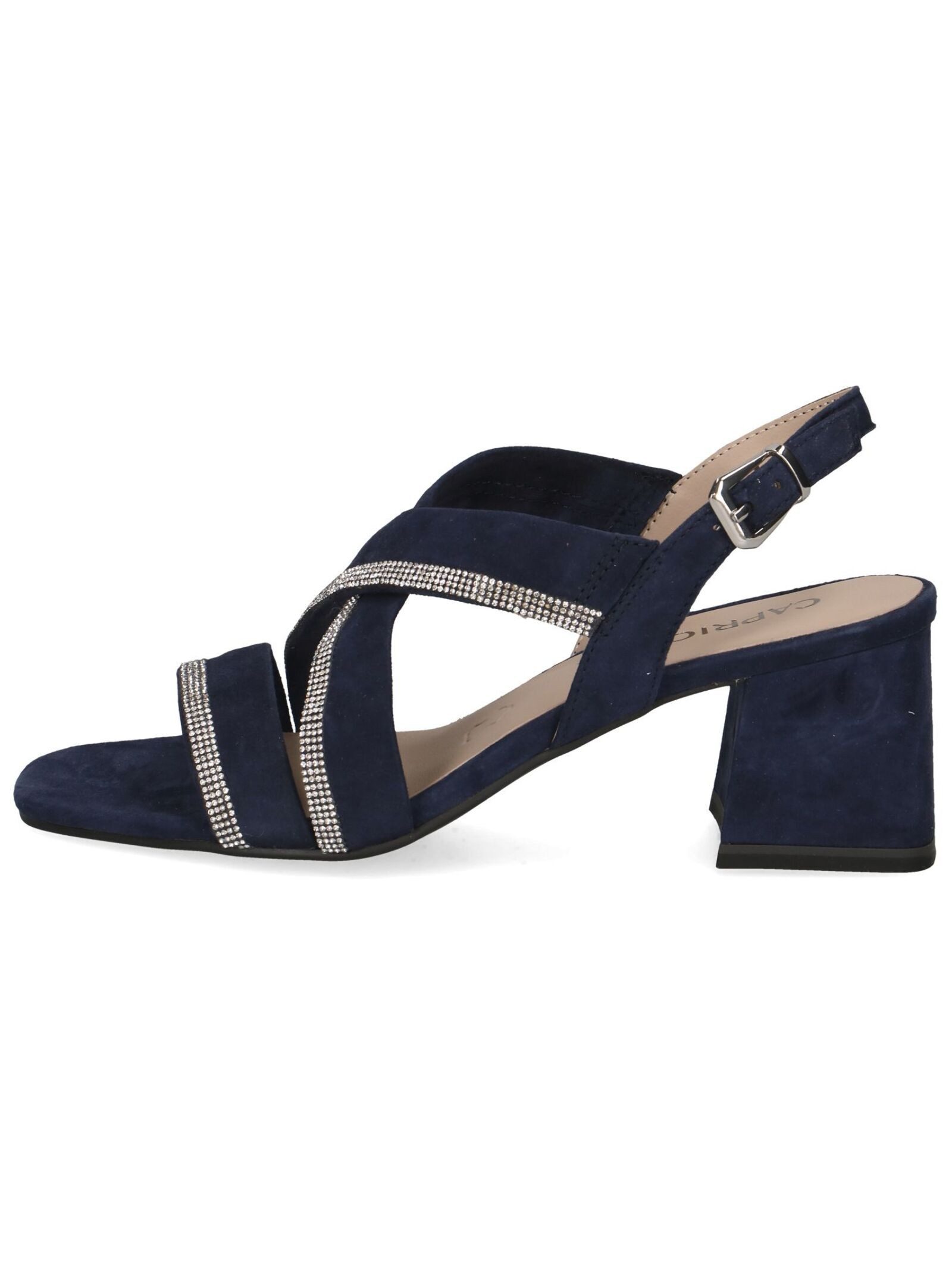 Caprice Sandalen Veloursleder/Textil Riemchensandalette günstig online kaufen
