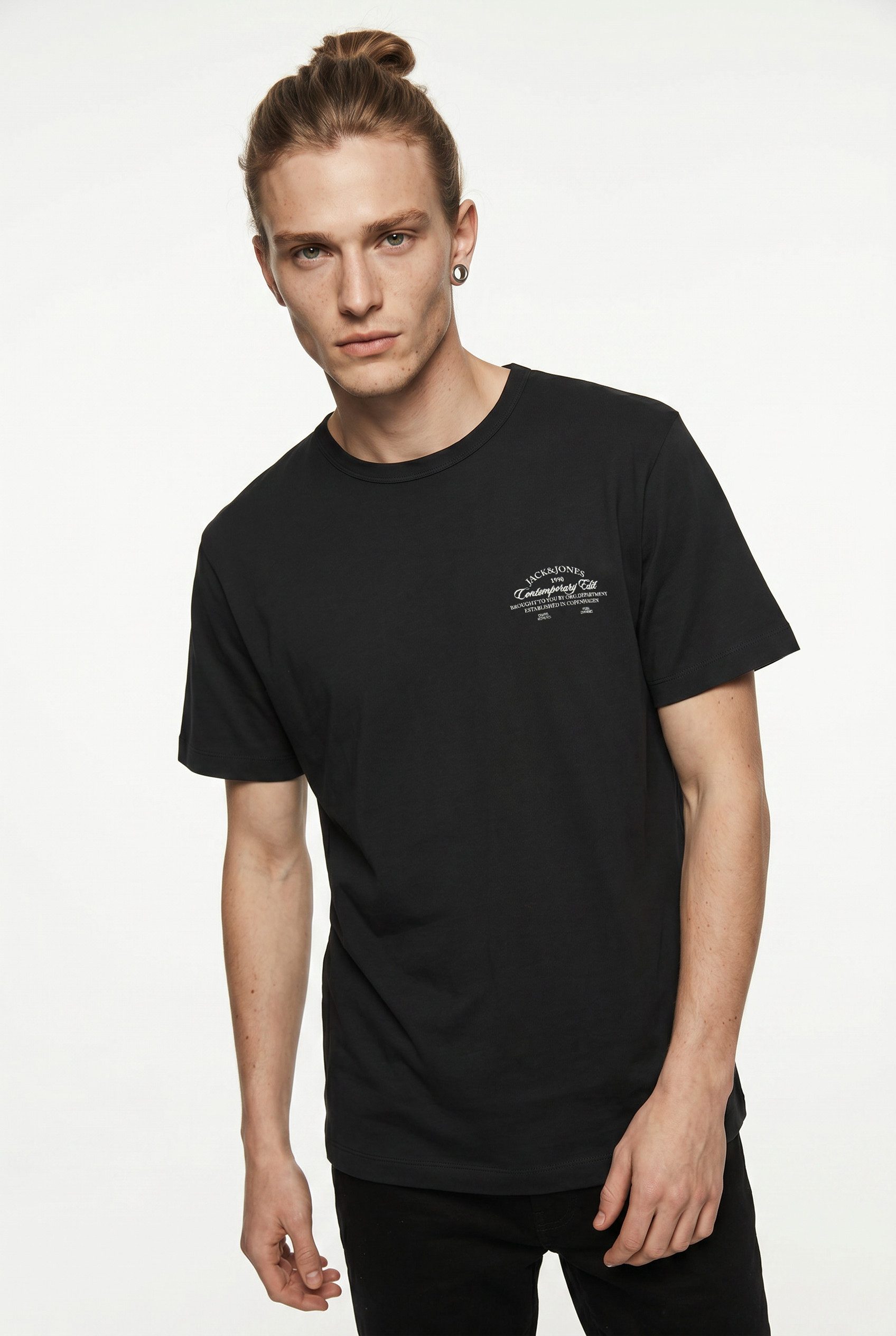 Jack & Jones T-Shirt JORNANTUCKET SCRIPT CHEST TEE CN