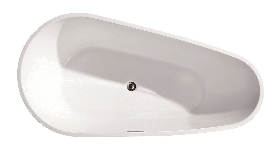 Xlmoebel Badewanne Freistehende ovale Badewanne in Blau mit modernem Design, Hergestellt in Europa
