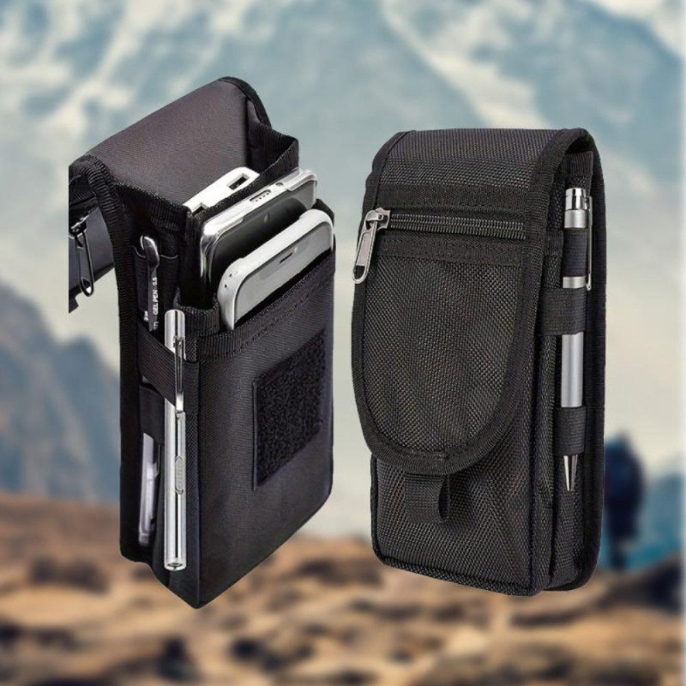 Blusmart Handyhülle Multifunktionale Handy-Gürteltasche Taktische Handytasche, Herren-Gürteltasche, Für Wandern, Camping, Werkzeughalter