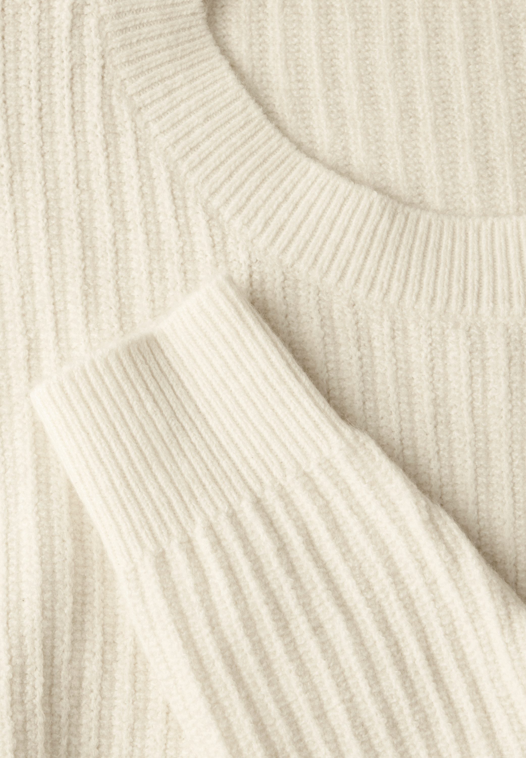 STREET ONE STUDIO Strickpullover aus Baumwolle mit Stretchanteil