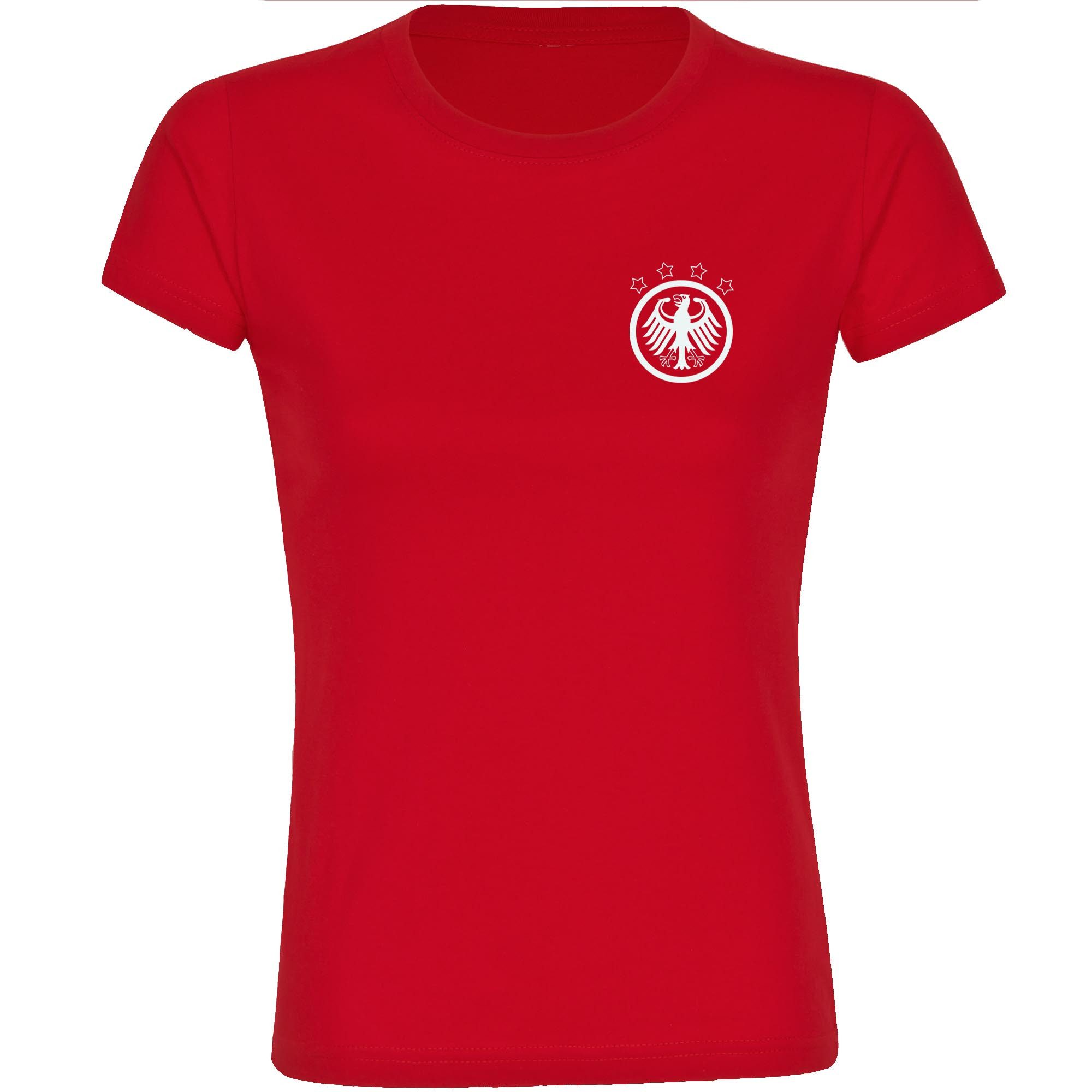 multifanshop T-Shirt Damen Germany - Adler Retro - Frauen
