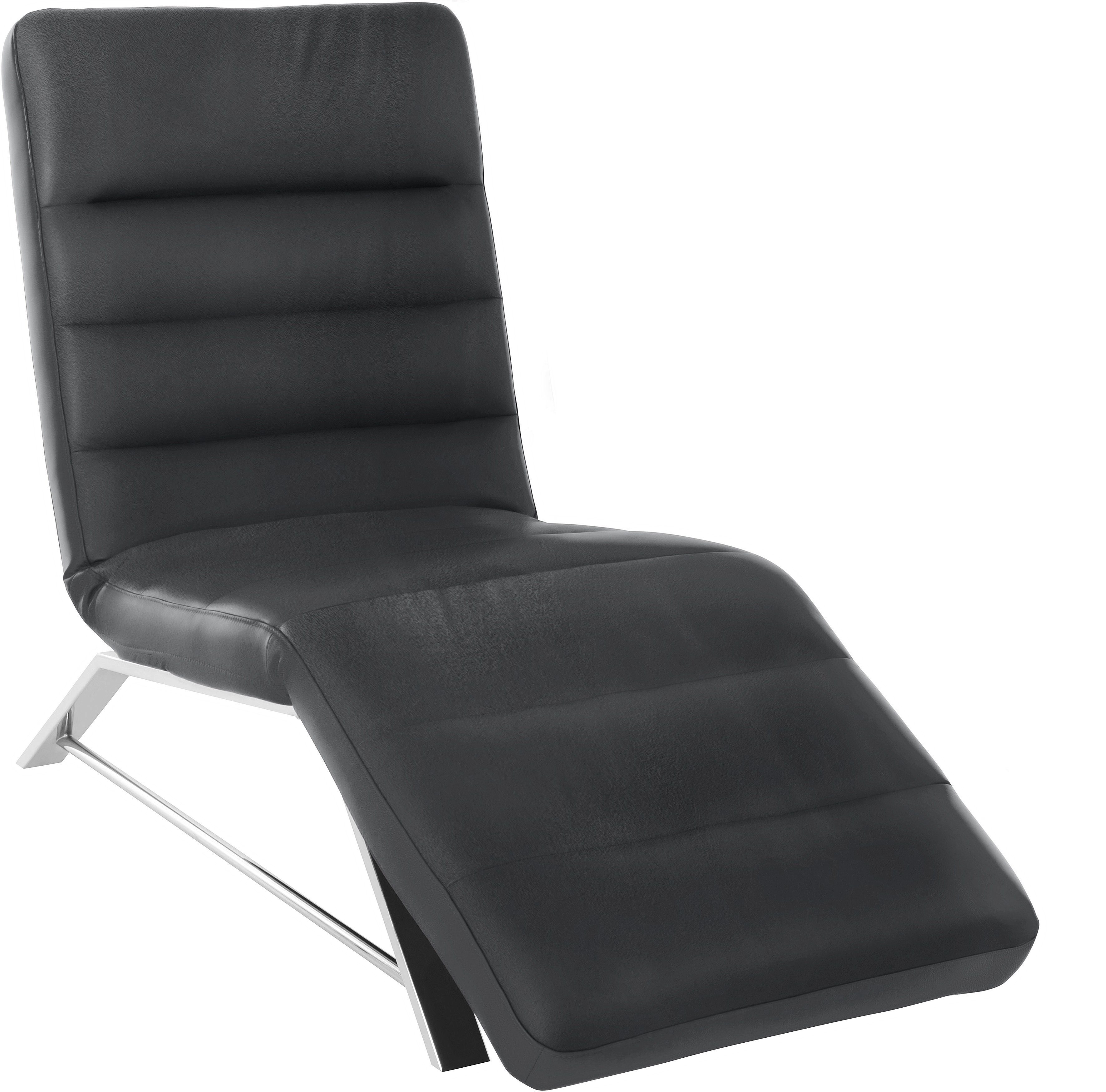 W.SCHILLIG Relaxliege daily dreams, Funktionsliege wahlweise mit Motor, Gestell Chrom, Breite 65 cm