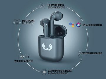 Fresh 'n Rebel IPX4 spritzwassergeschützt,Perfekt Workouts oder Outdoor-Aktivitäten In-Ear-Kopfhörer (Der Twins 3+ Tip bietet herausragende Audioqualität mit satter Klangwiedergabe, um Ihre Lieblingsmusik in all ihren Facetten zu erleben., Kristallklare Anrufe erleben, Modernste Umgebungsgeräuschunterdrückung)