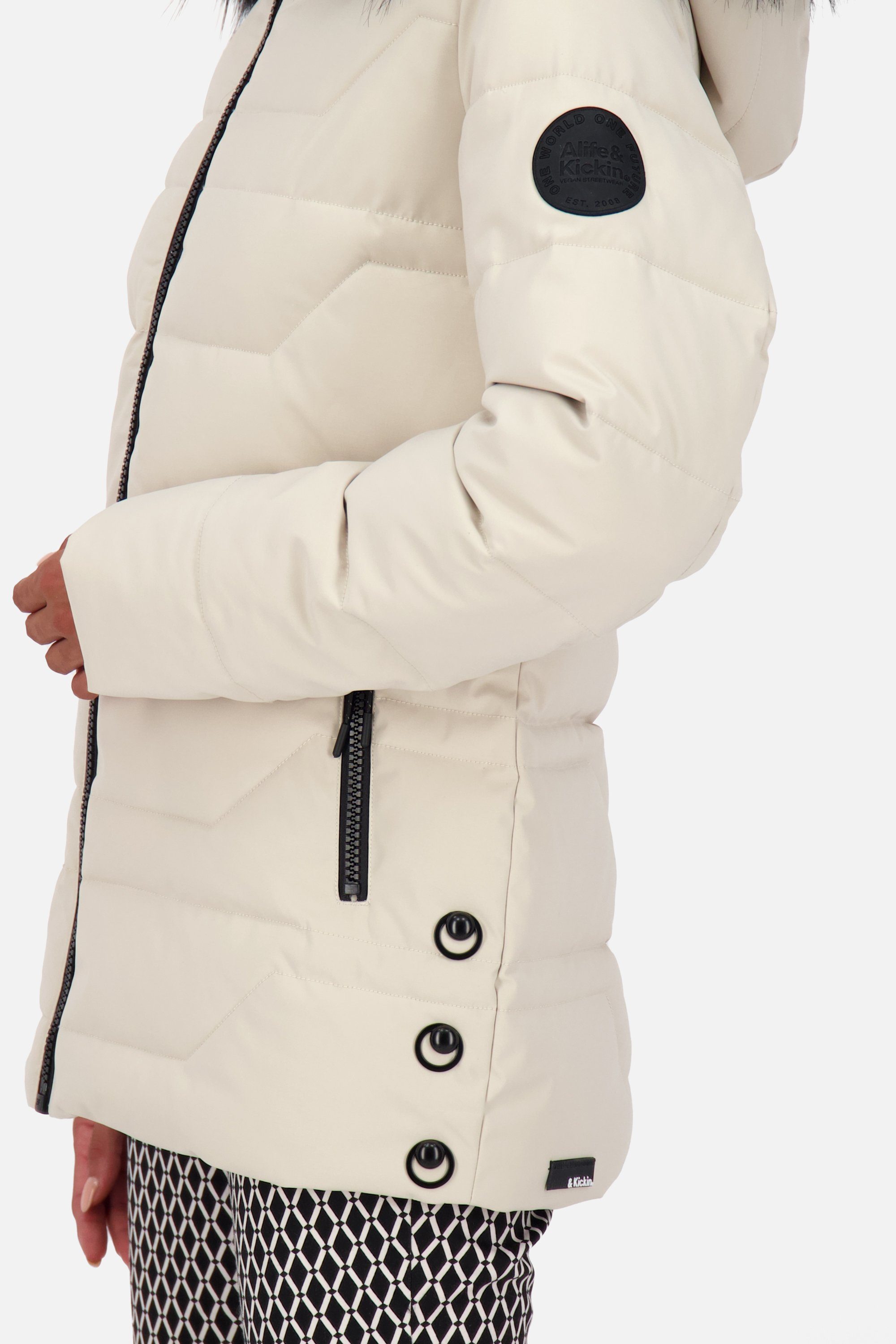 Alife & ZophiaAK Winterjacke Damen Kickin Winterjacke, Jacket Puffer A Steppjacke pumice