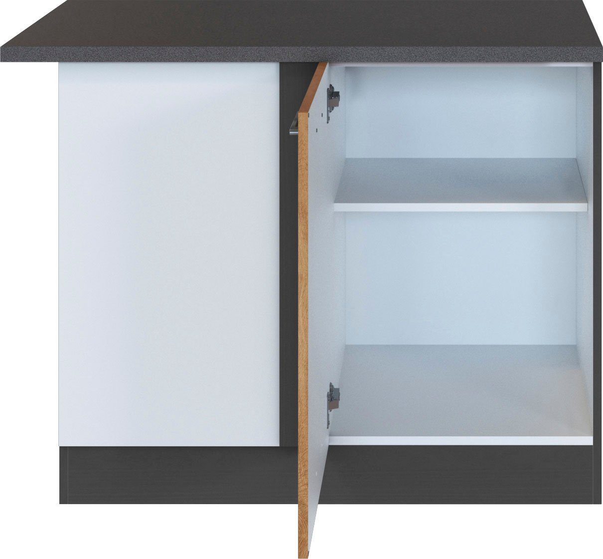 KOCHSTATION Küche KS-Mali, Stellbreite 210/110 cm, mit E-Geräten