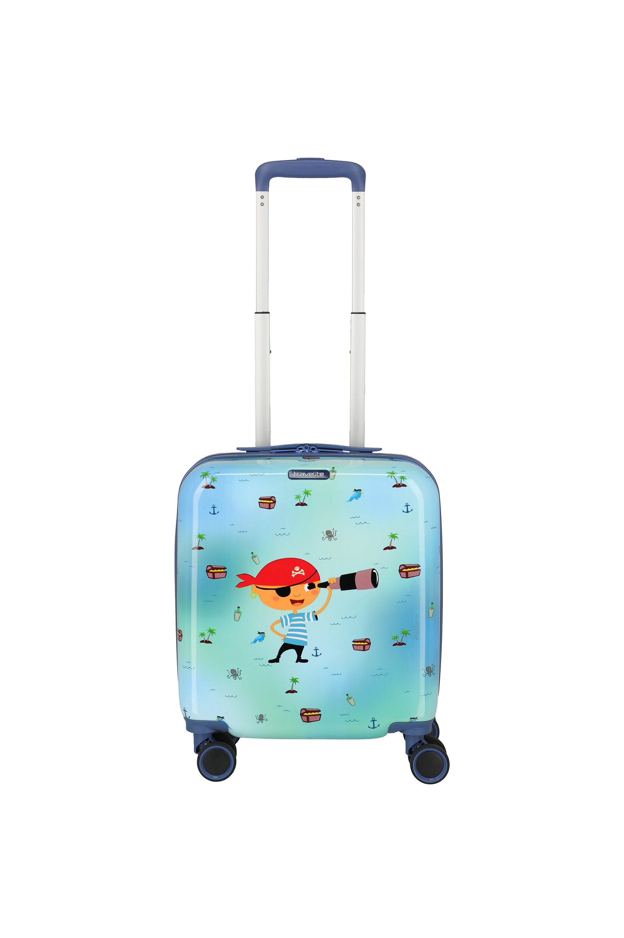 travelite Kinderkoffer MINIMOVER Einhorn Hartschale, 4 Rollen, mit 4 Doppelrollen und robuster Hartschale – leicht und kindgerecht