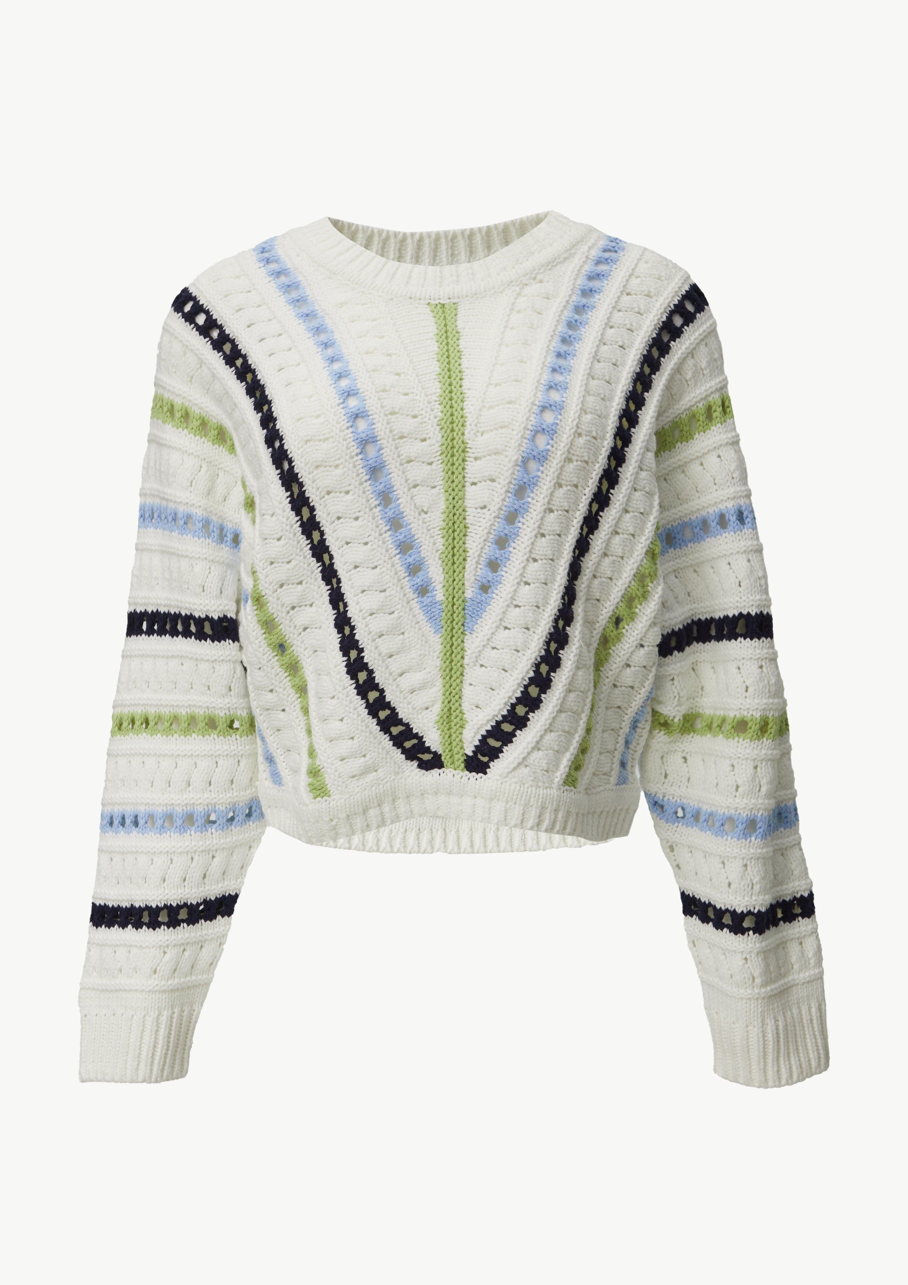 comma casual identity Langarmshirt Cropped-Strickpullover mit günstig online kaufen