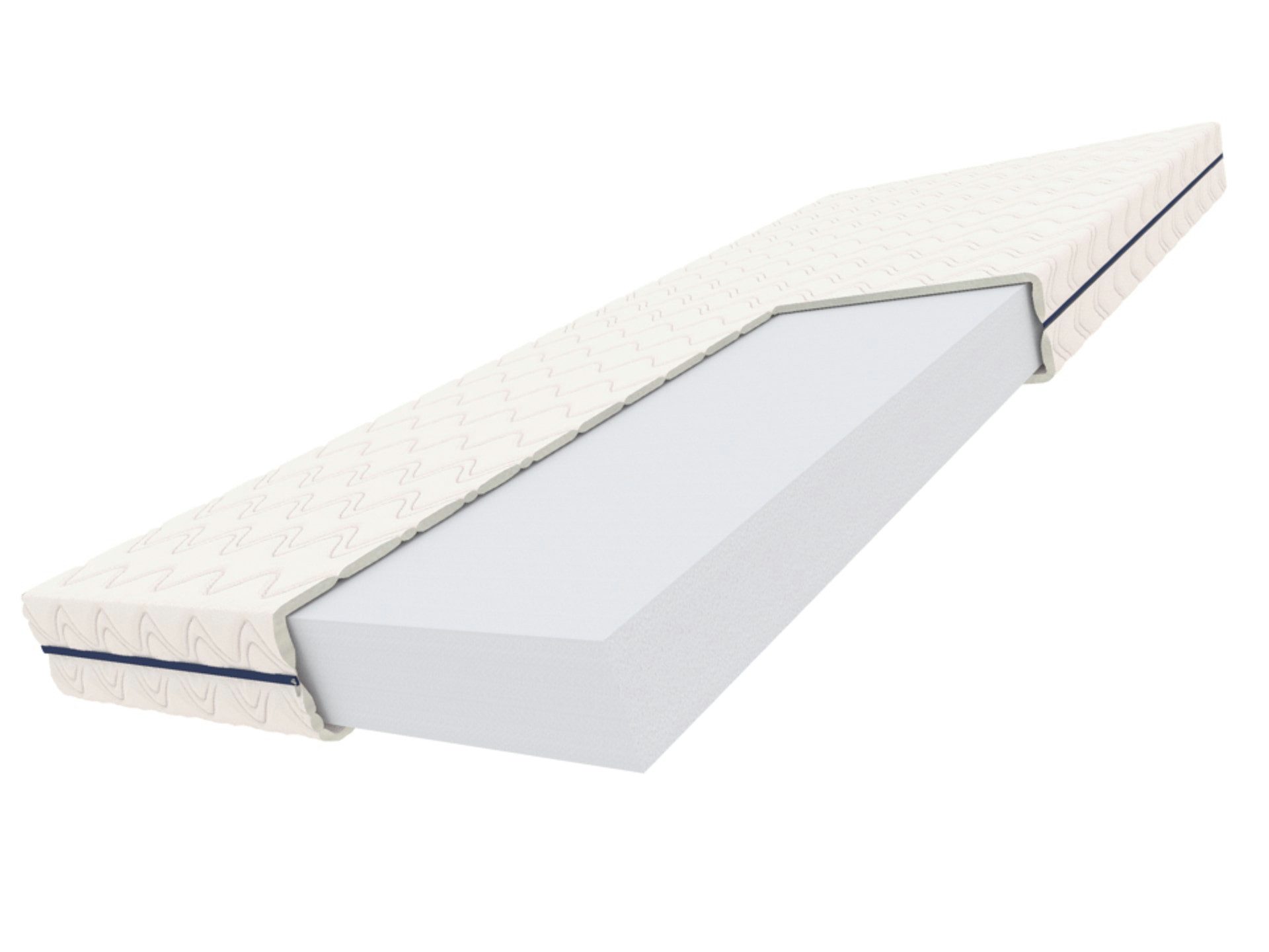 Kindermatratze Alavya Home Kindermatratze COZY 90x190 cm Kaltschaum, Höhe 10 cm, Weiß, Alavya Home®, 10 cm hoch, mit abnehmbarem, bei 60°C waschbarem Bezug